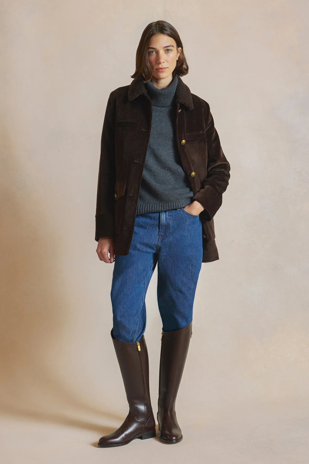Fairford Leather Knee-high Boots