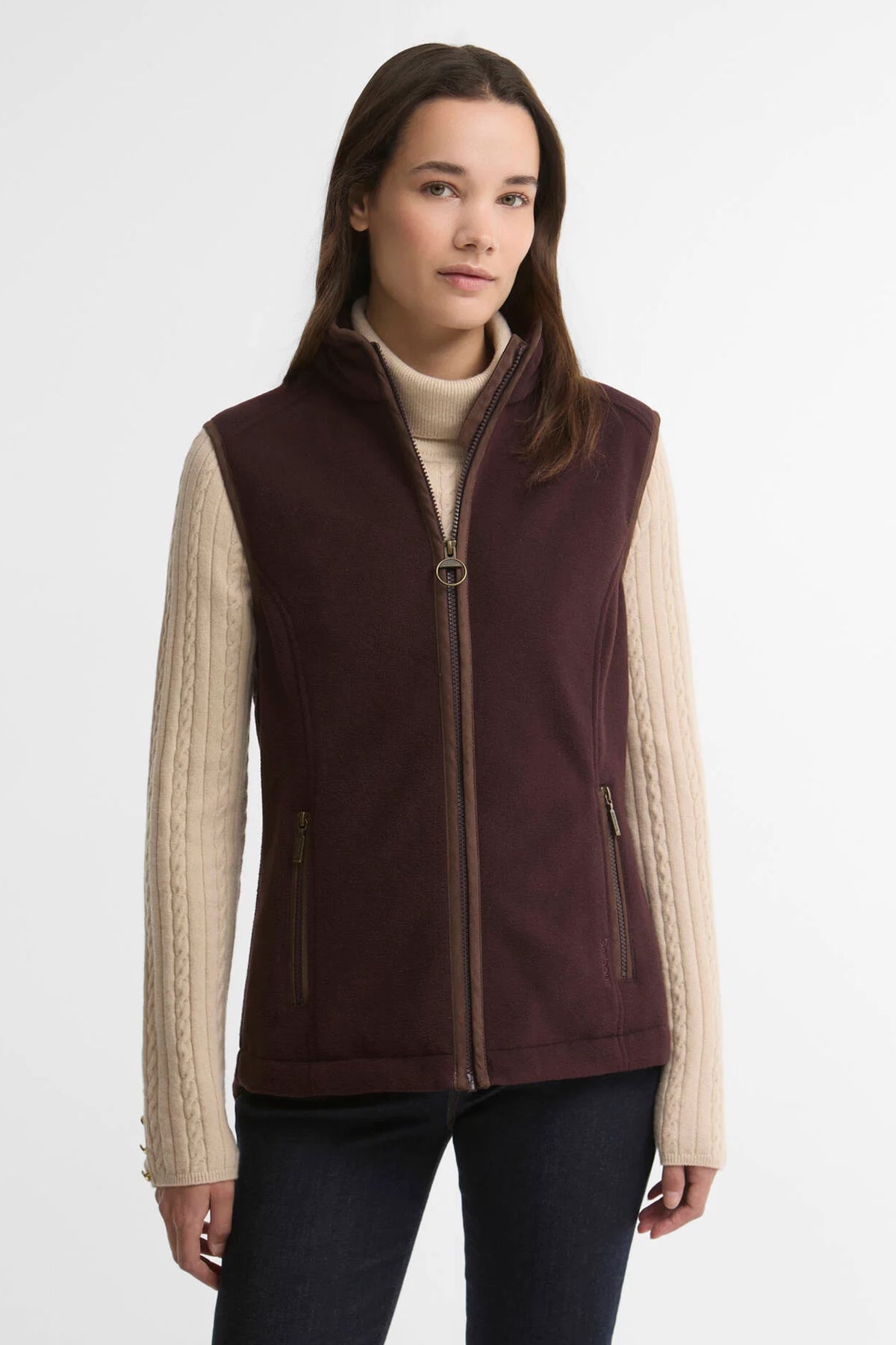 Barbour Country Colton Fleece Gilet #Colour_Fig