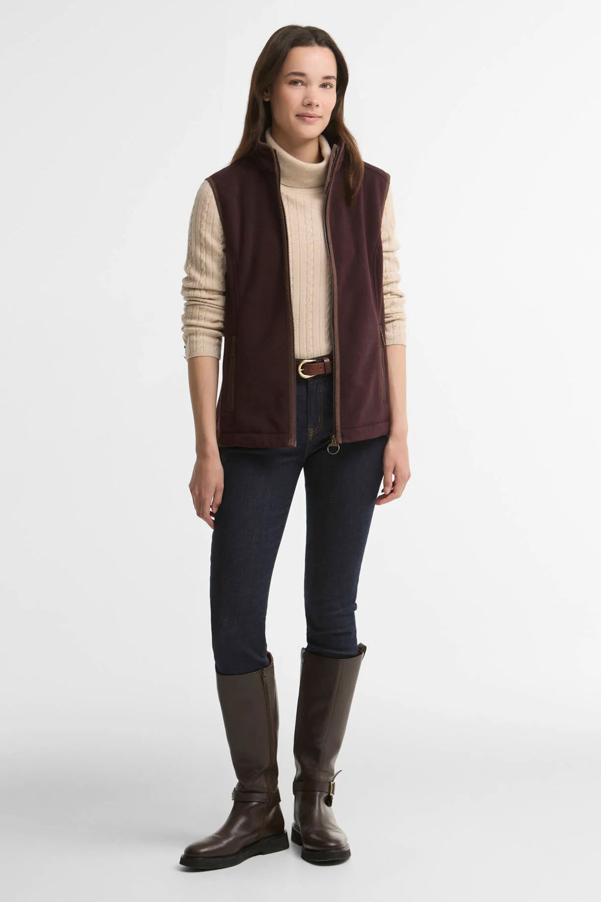 Barbour Country Colton Fleece Gilet #Colour_Fig