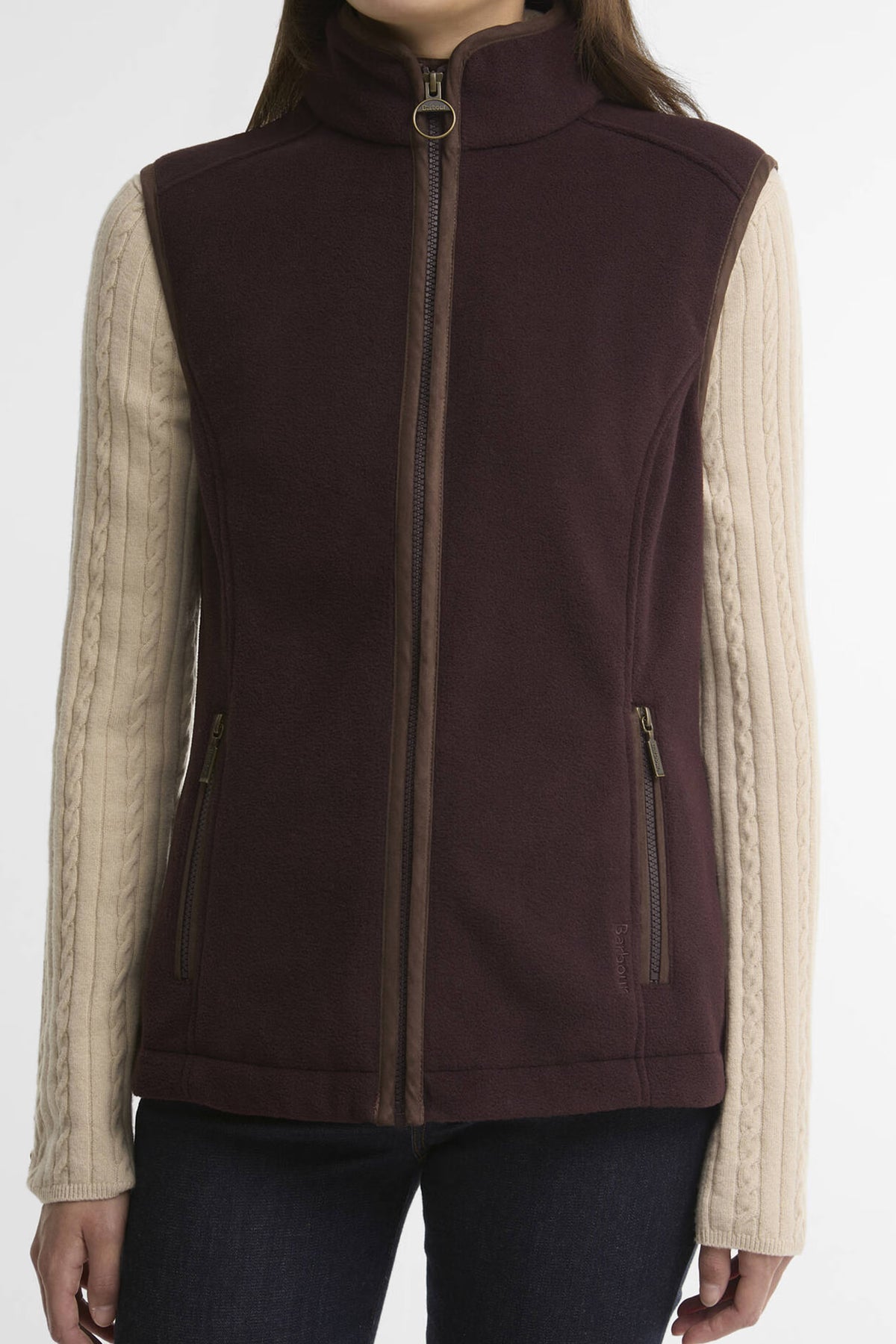 Barbour Country Colton Fleece Gilet #Colour_Fig