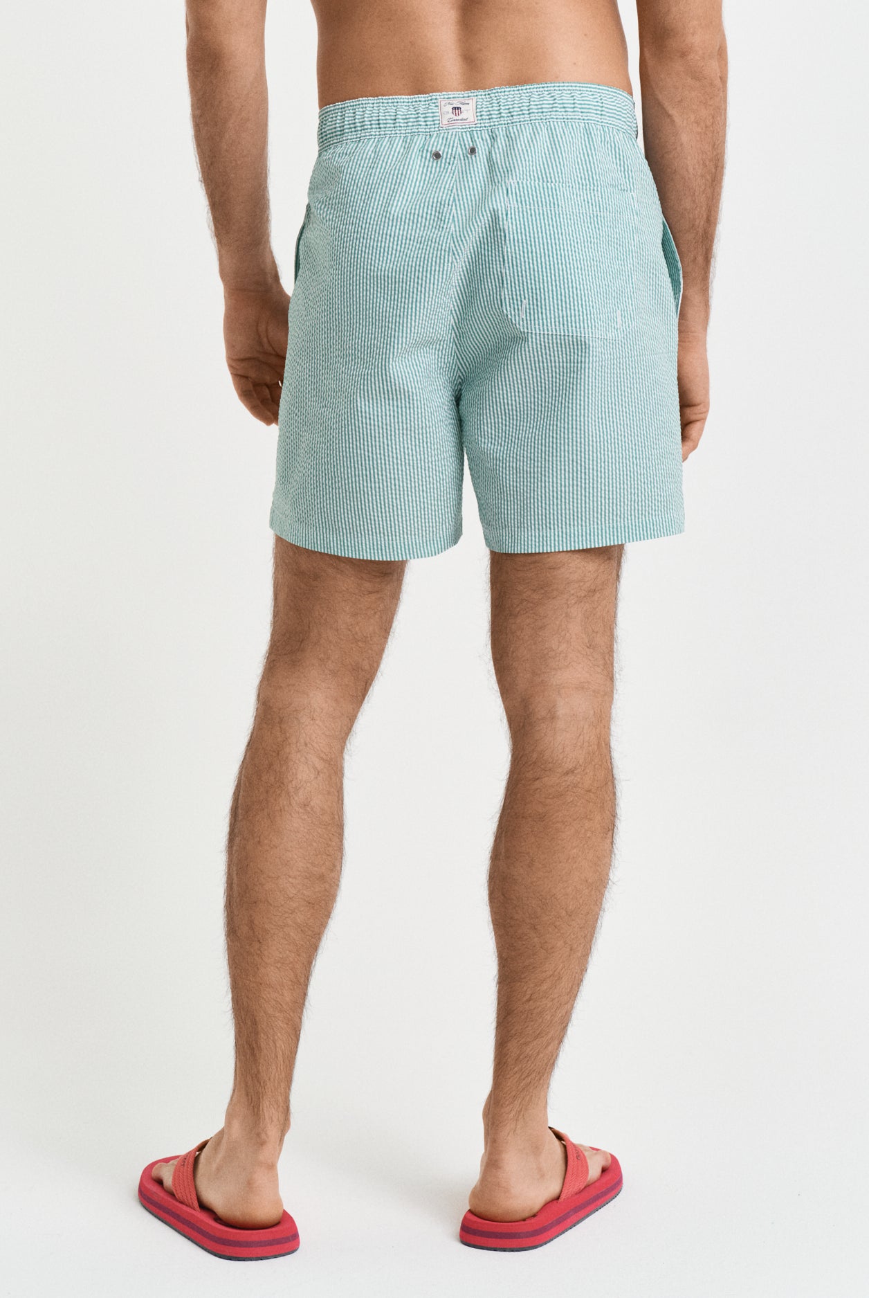 GANT Seersucker Swim Short #Colour_Vivid Green