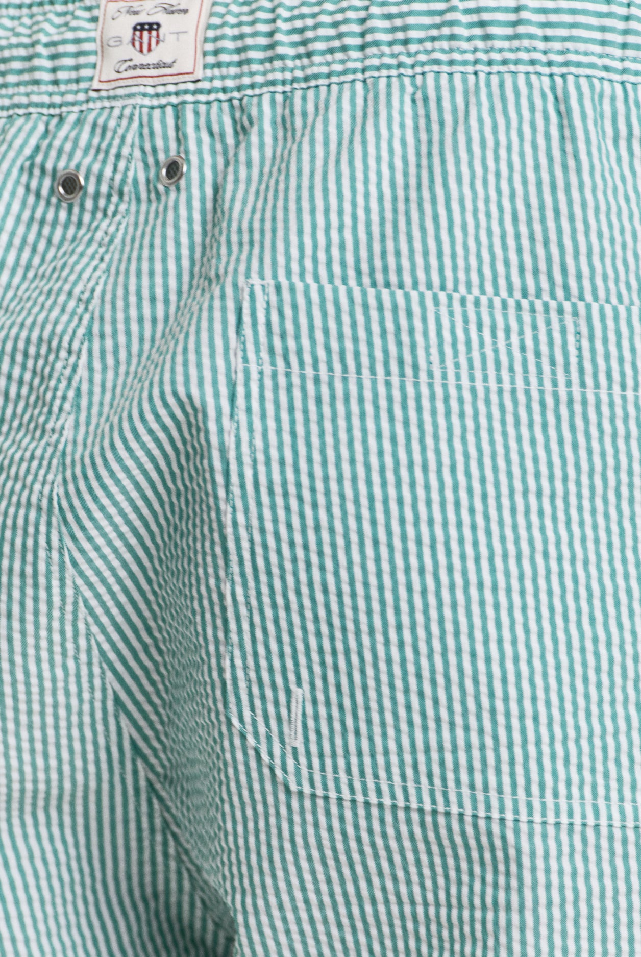 GANT Seersucker Swim Short #Colour_Vivid Green