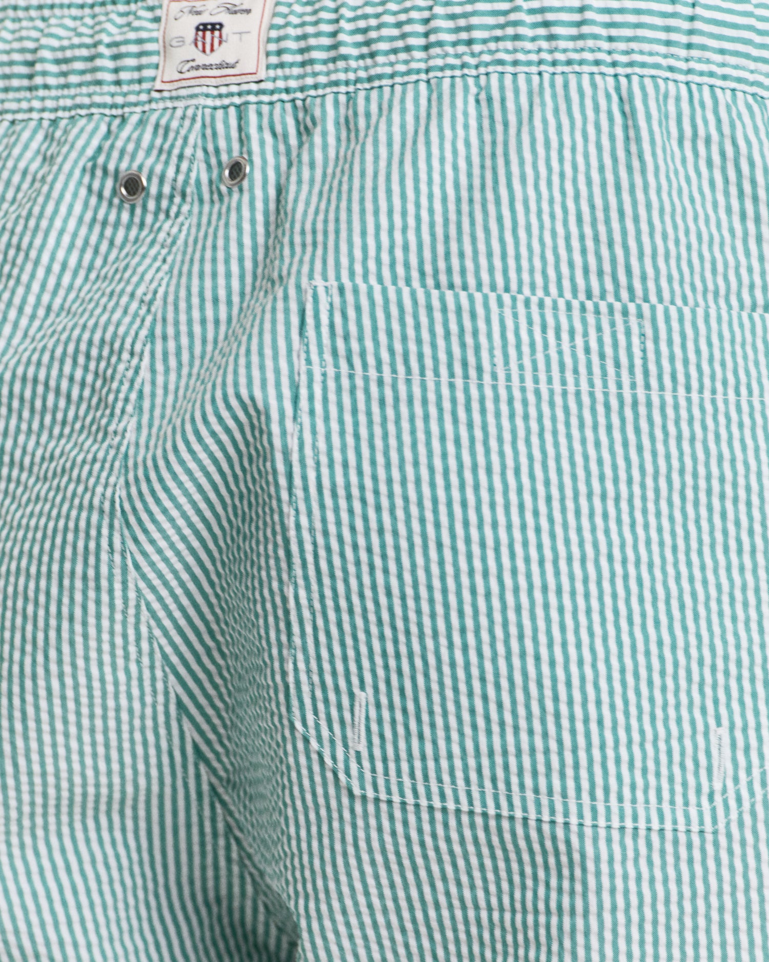 GANT Seersucker Swim Short #Colour_Vivid Green
