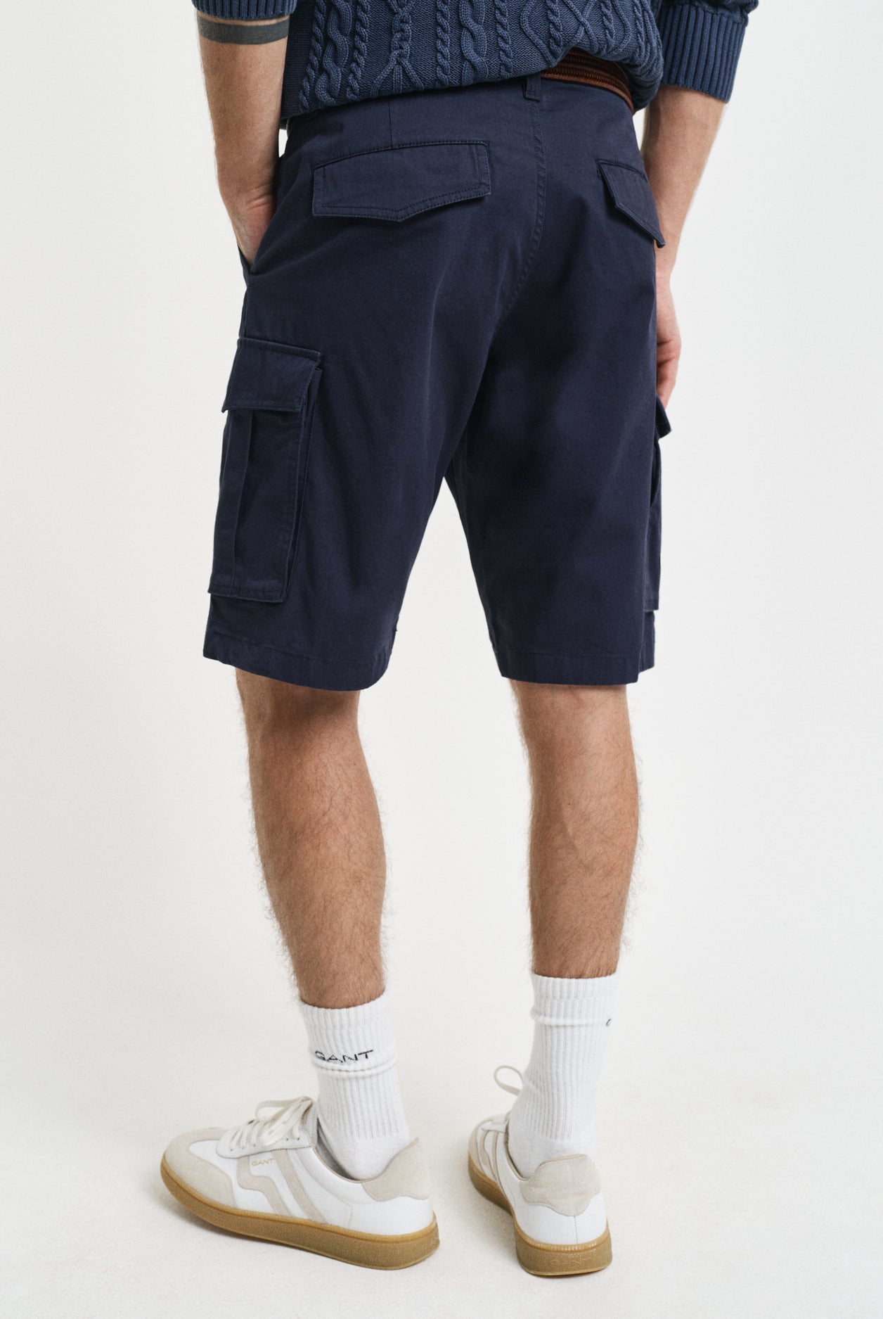 GANT Relaxed Twill Cargo Shorts #Colour_Marine