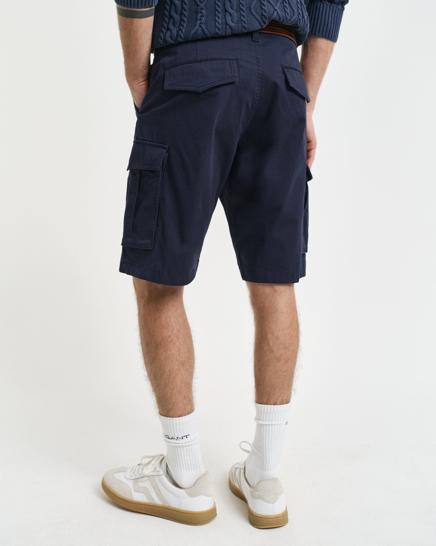 GANT Relaxed Twill Cargo Shorts #Colour_Marine
