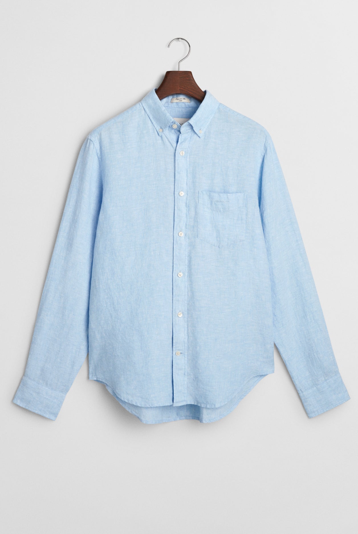 GANT Regular Linen Shirt #Colour_Capri Blue