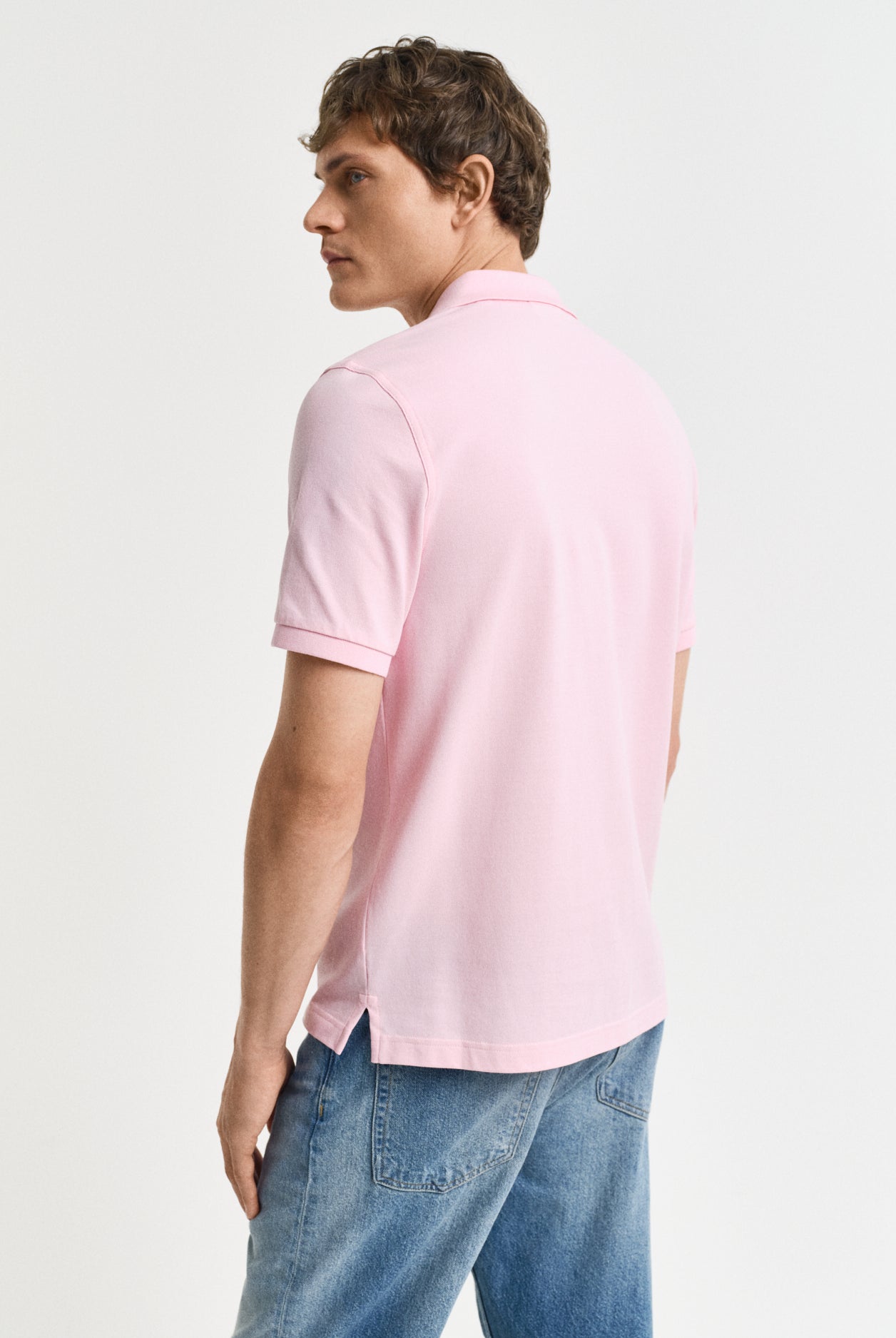 GANT Regular Fit Shield Short Sleeve Pique Polo #Colour_California Pink