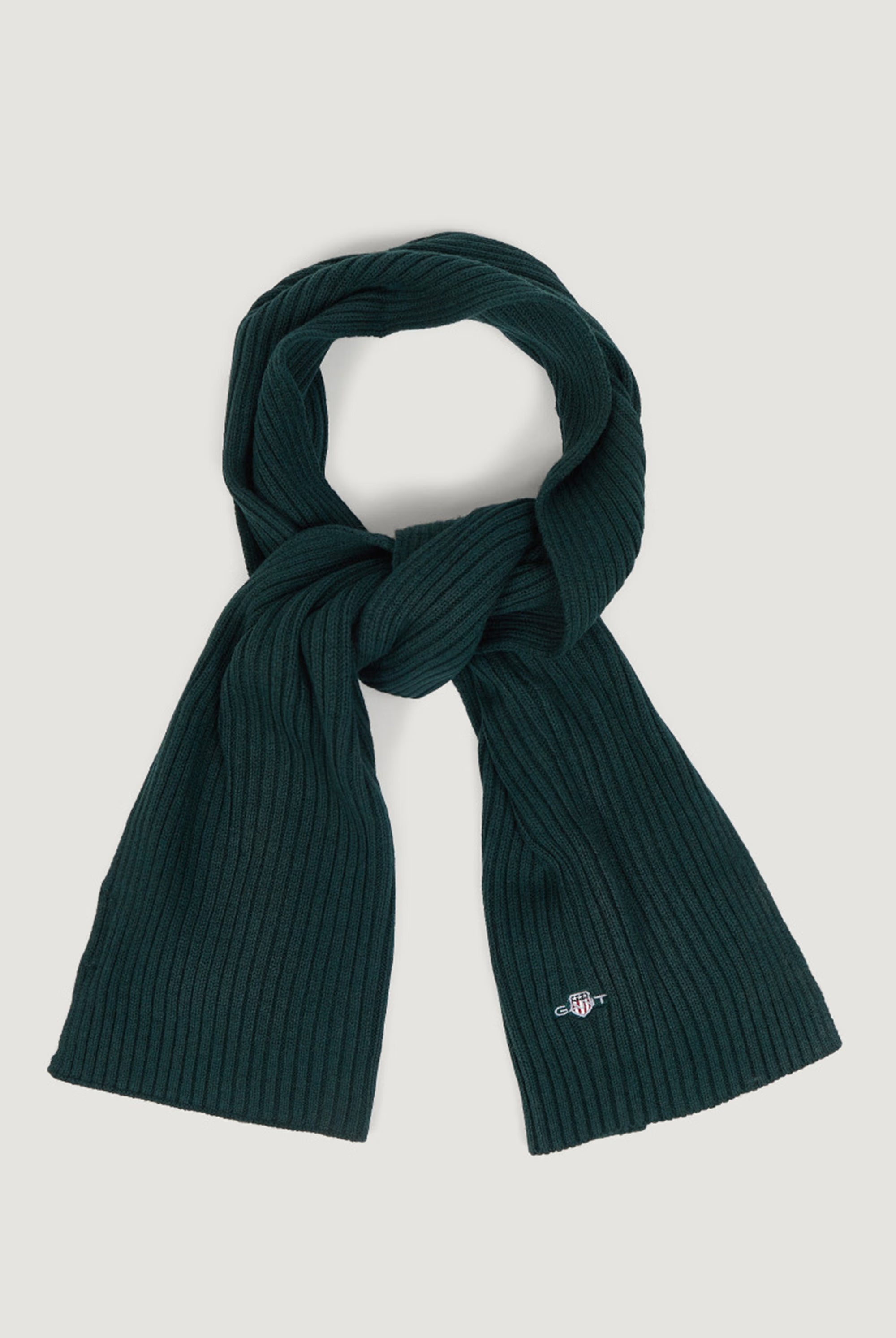 GANT Gant Cotton Blend Logo Scarf #Colour_Tartan Green
