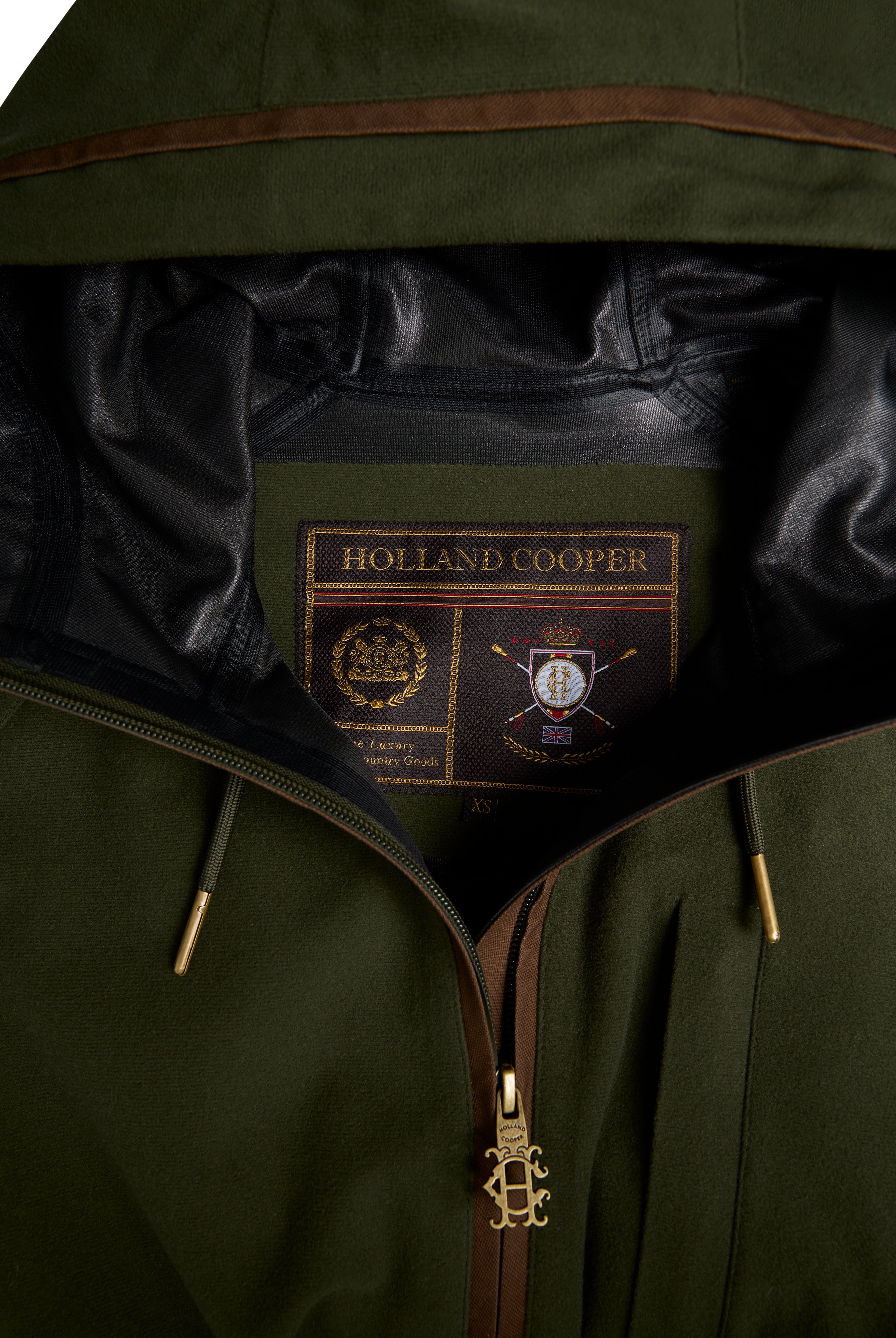 Holland Cooper Khaki Country Parka #Colour_Khaki