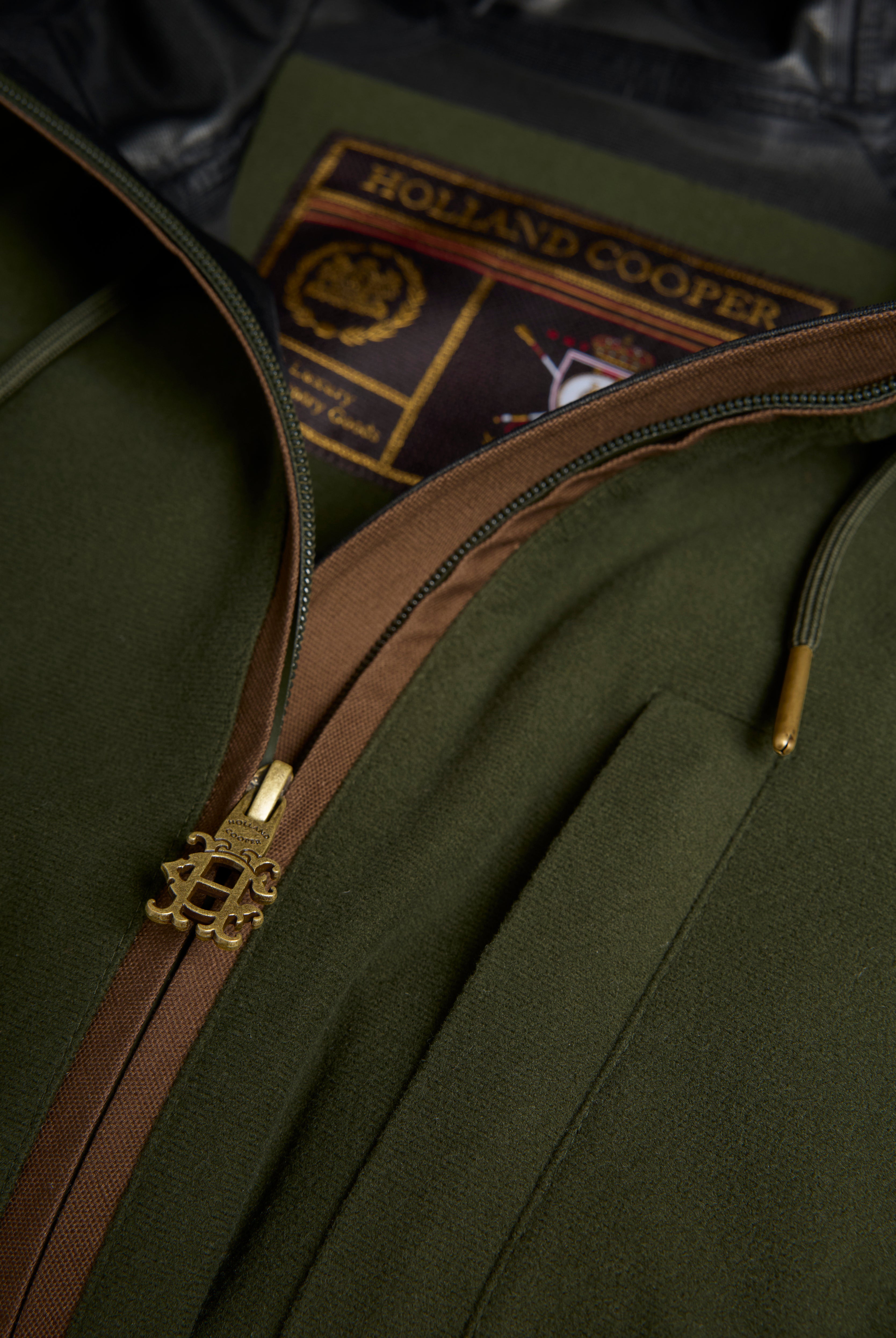Holland Cooper Khaki Country Parka #Colour_Khaki