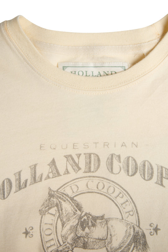 Holland Cooper Ivy League Tee #Colour_Ecru