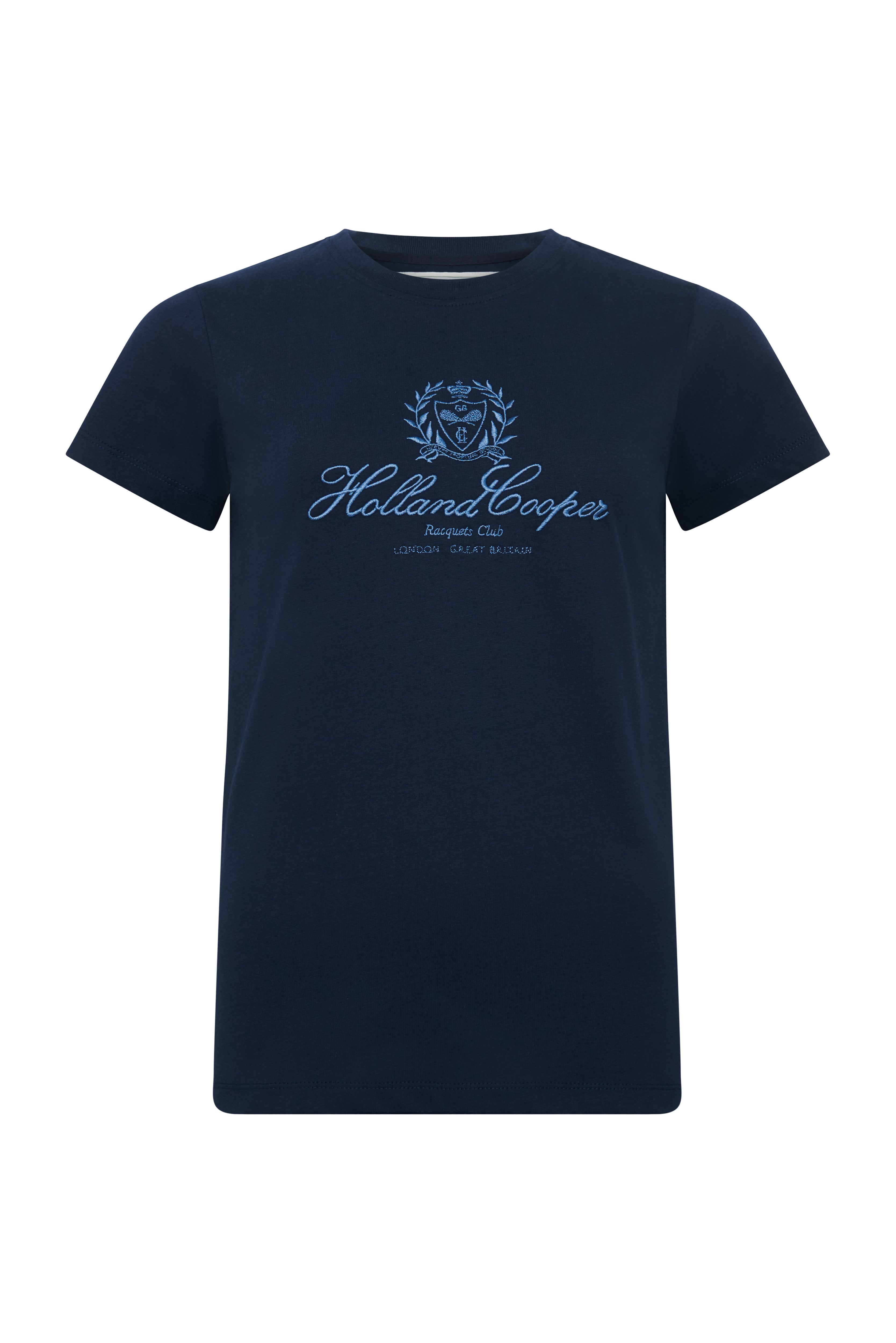 Holland Cooper Ivy League Tee #Colour_Ink Navy