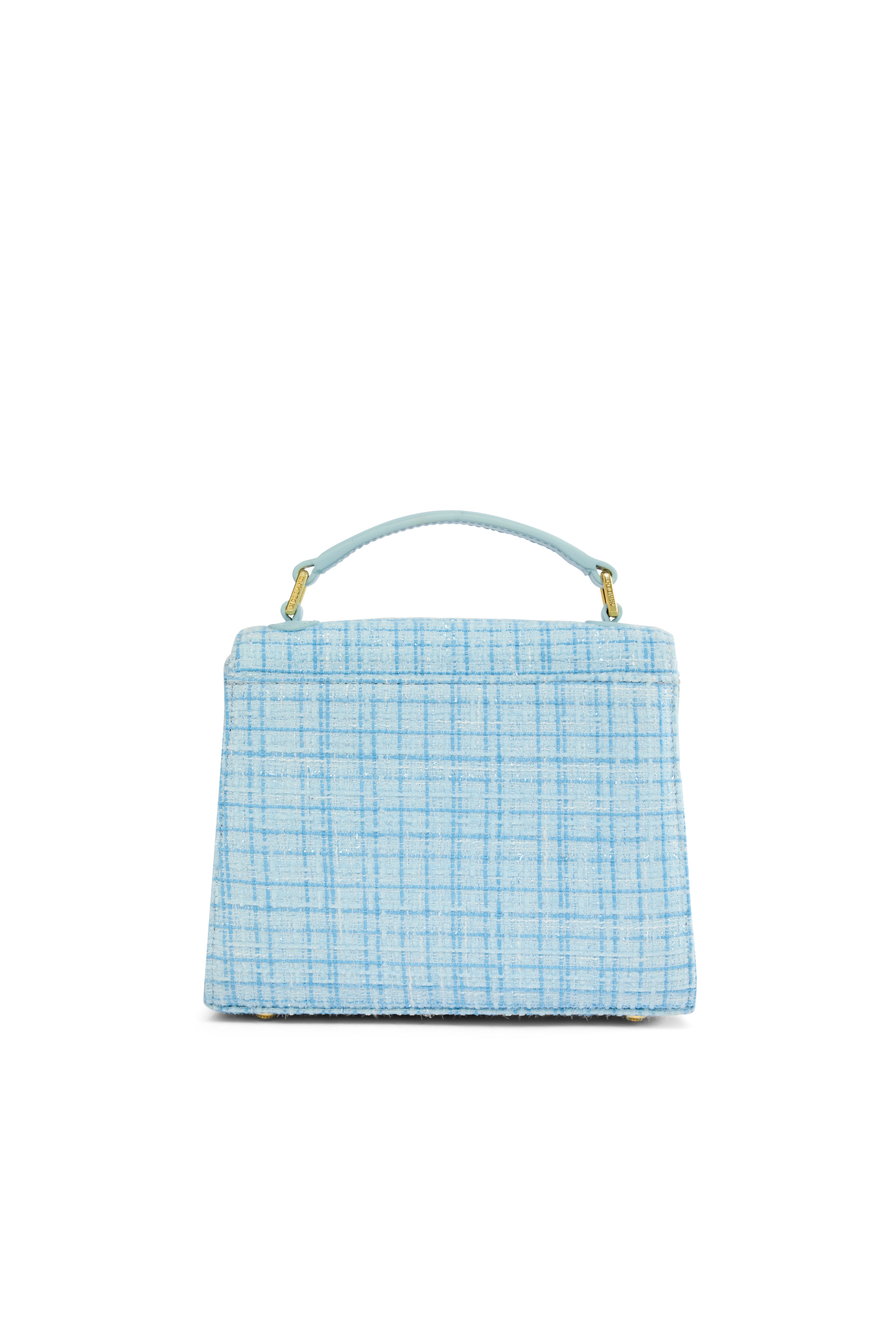 Holland Cooper Ice Blue Boucle Mini Cheltenham Bag #Colour_Ice Blue Boucle