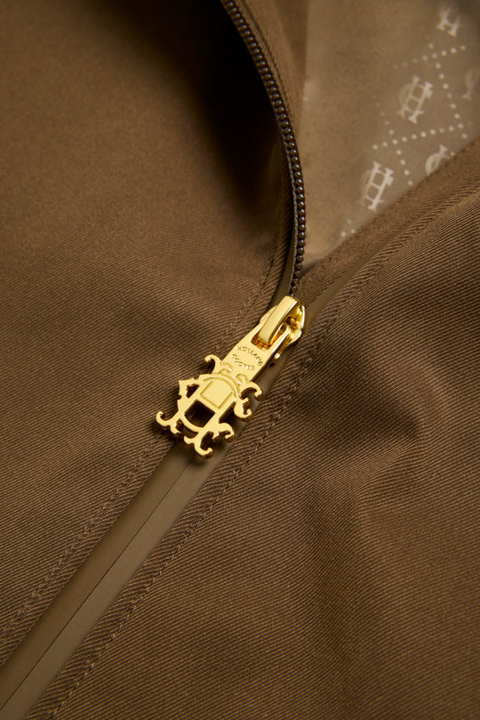Holland Cooper Whiskey One-Size Lightweight Waterproof Parka #Colour_Whiskey