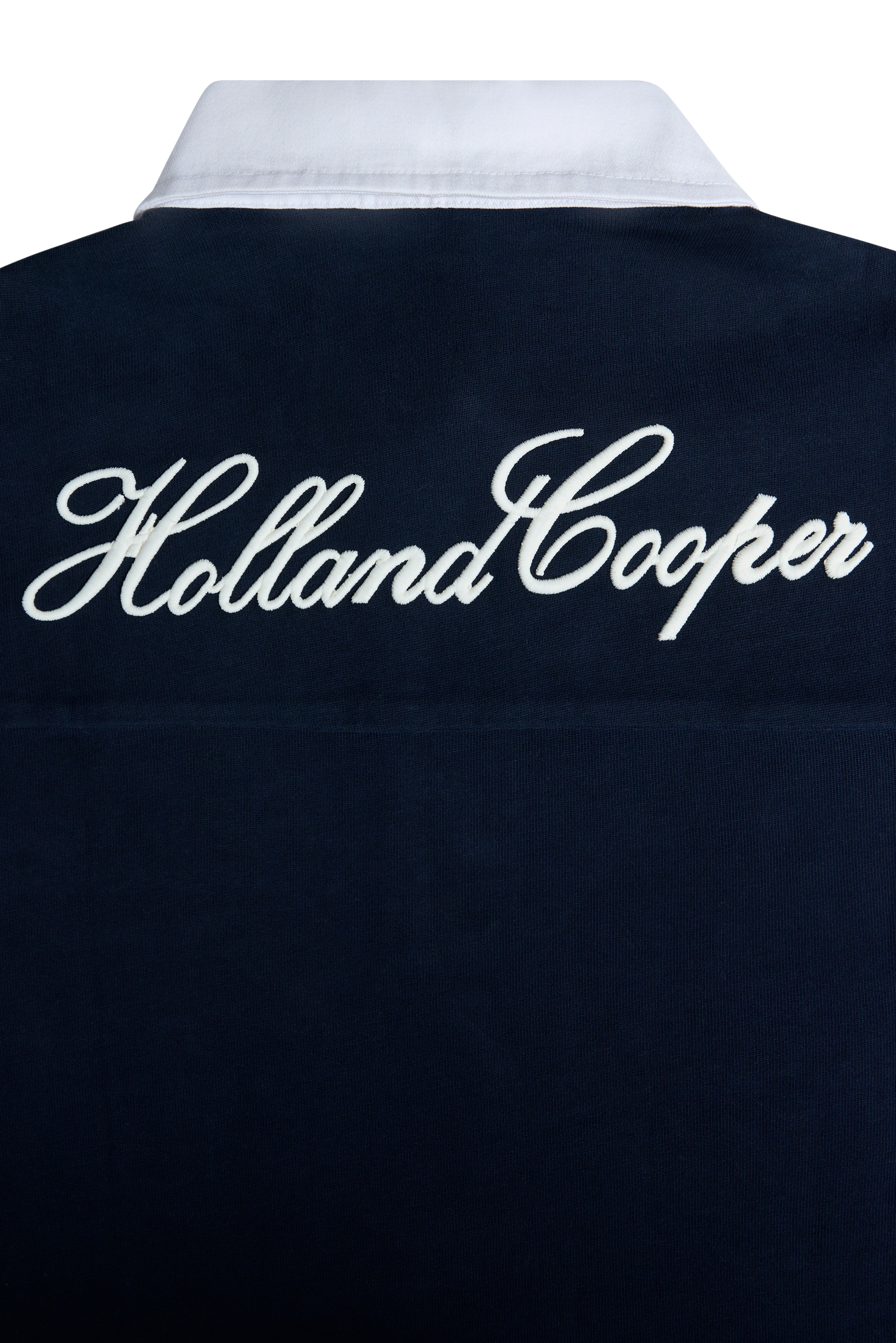 Holland Cooper Ink Navy Short Rugby Shirt #Colour_Ink Navy