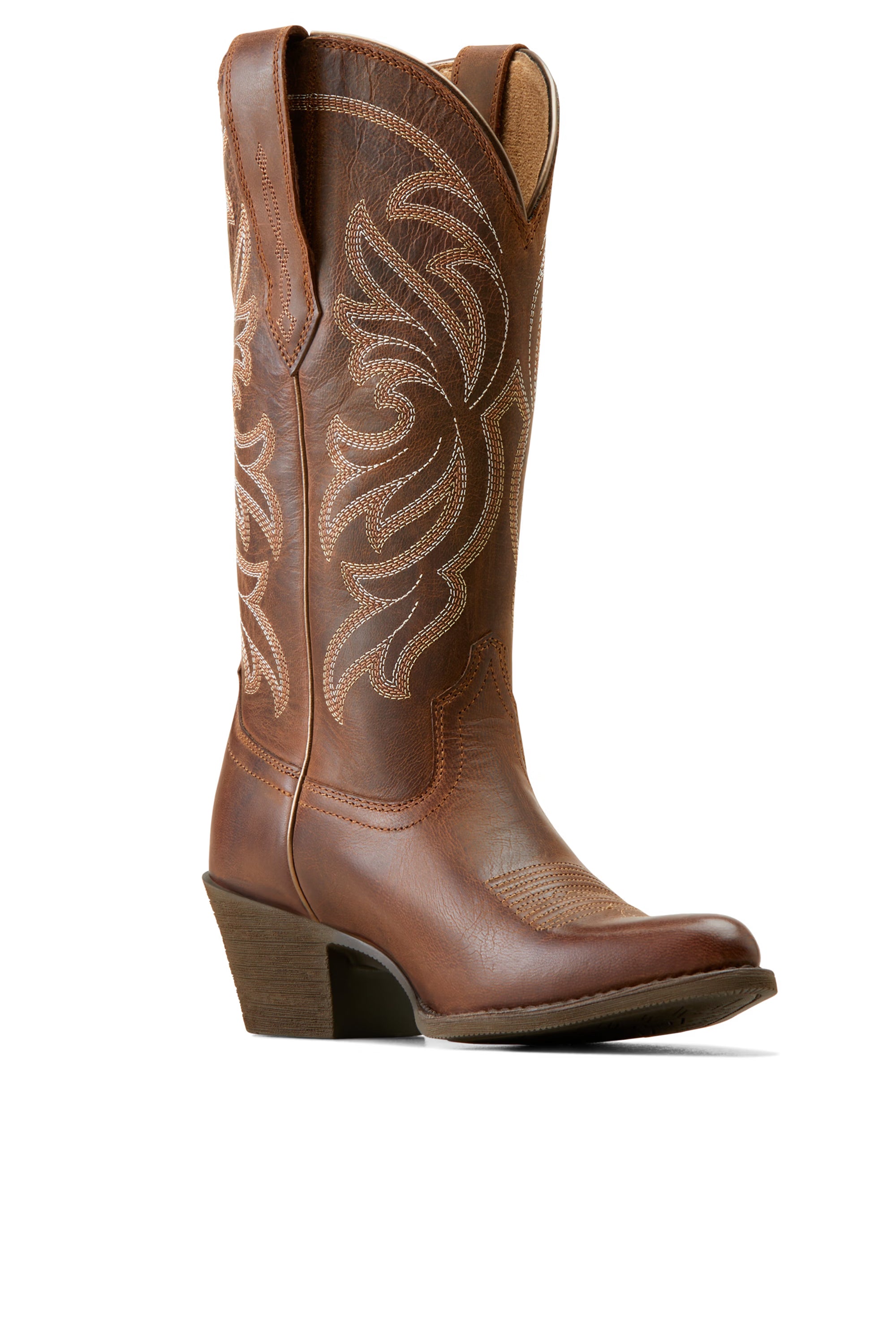 Ariat Heritage J Toe Western Boot #Colour_Sassy Brown
