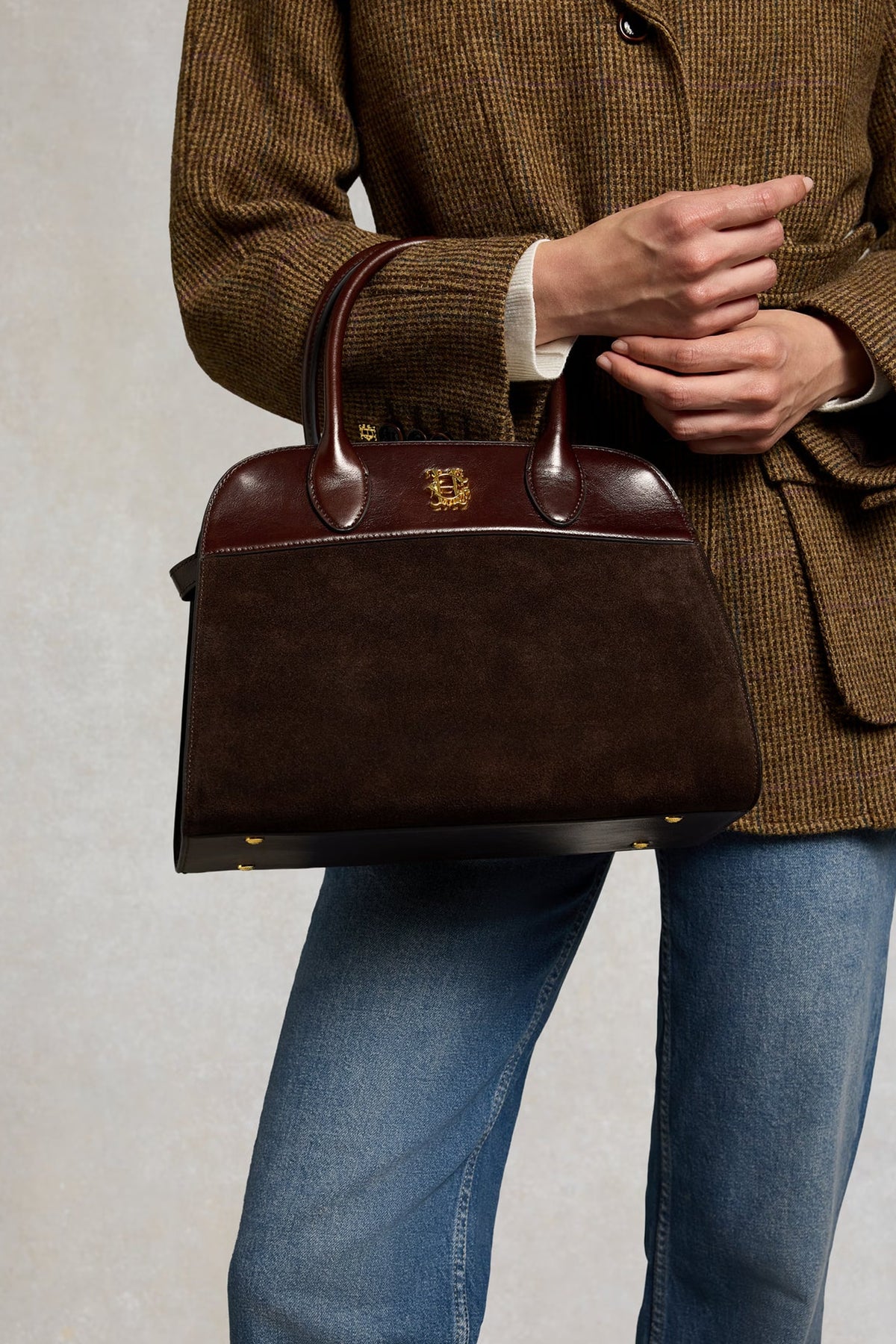 Holland Cooper Heritage Tote #Colour_Walnut