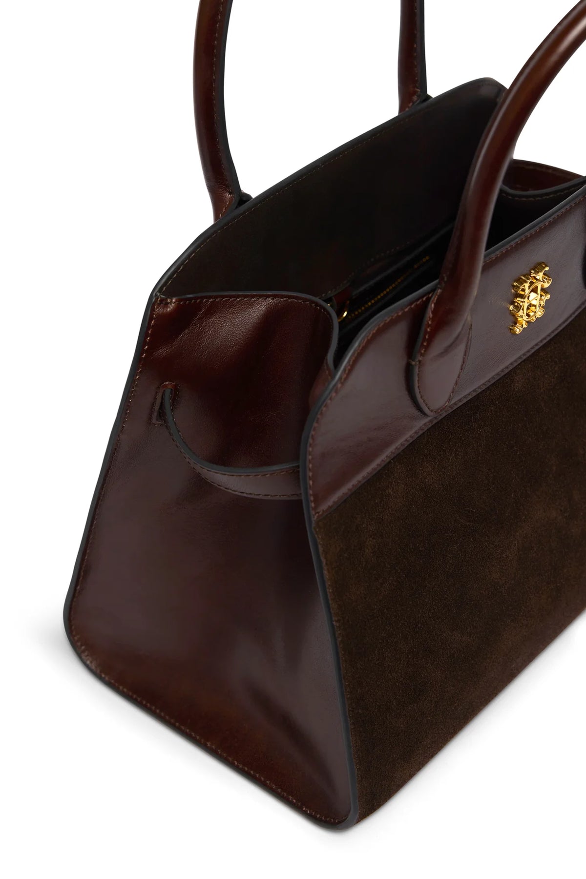 Holland Cooper Heritage Mini Tote #Colour_Walnut