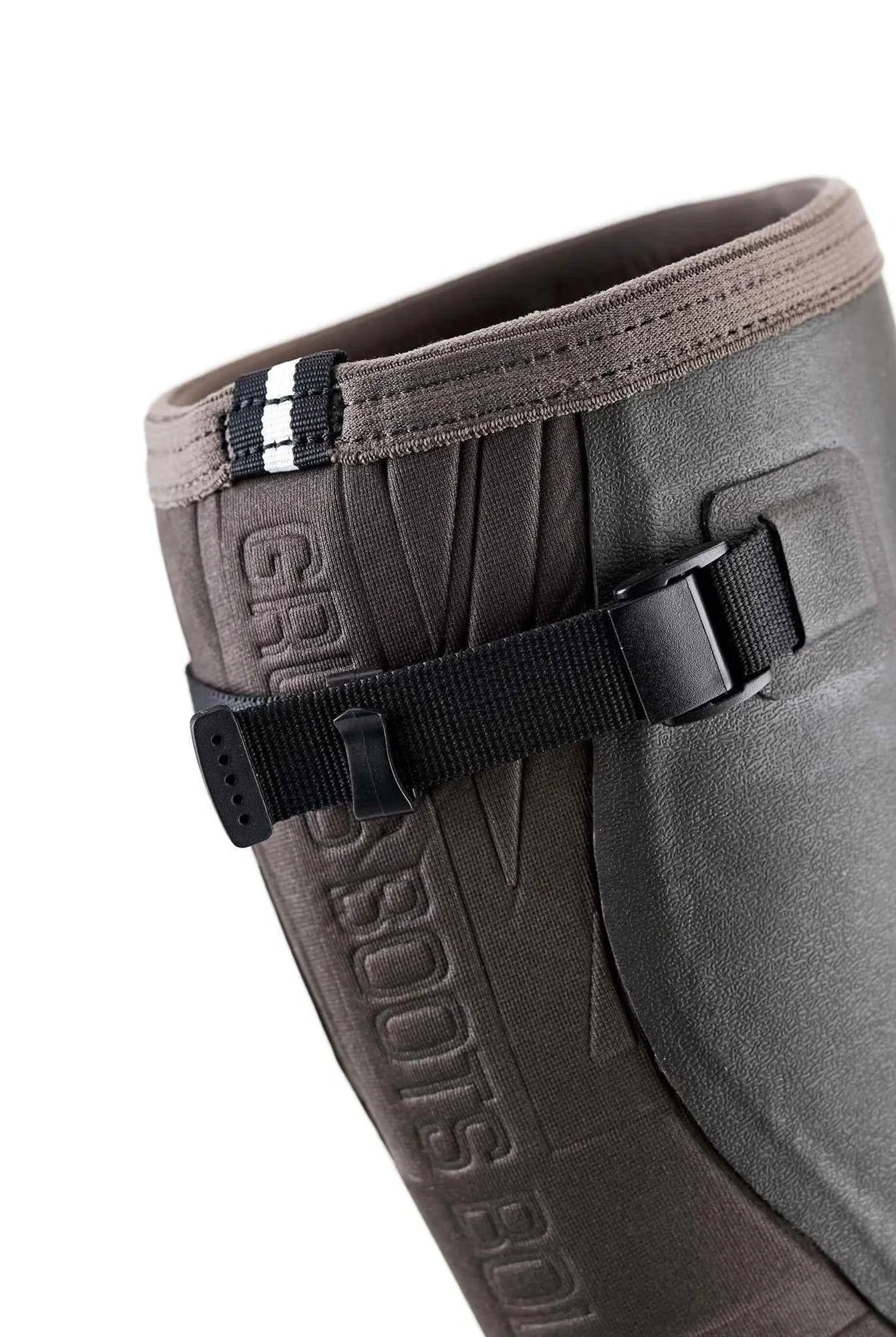 Grubs Highline 2.0 Full Rubber Wellington Boot #Colour_Mahogany