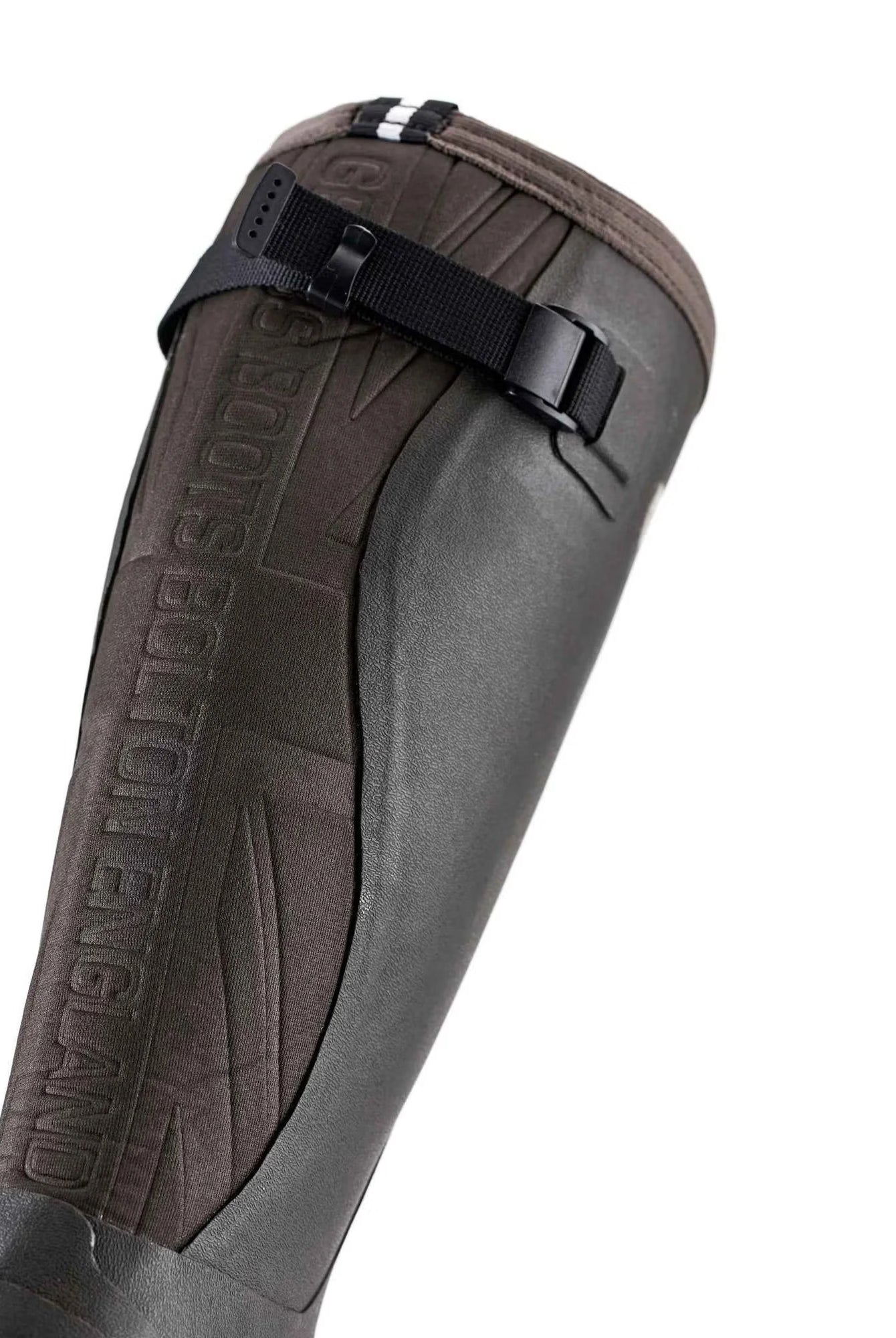 Grubs Highline 2.0 Full Rubber Wellington Boot #Colour_Mahogany