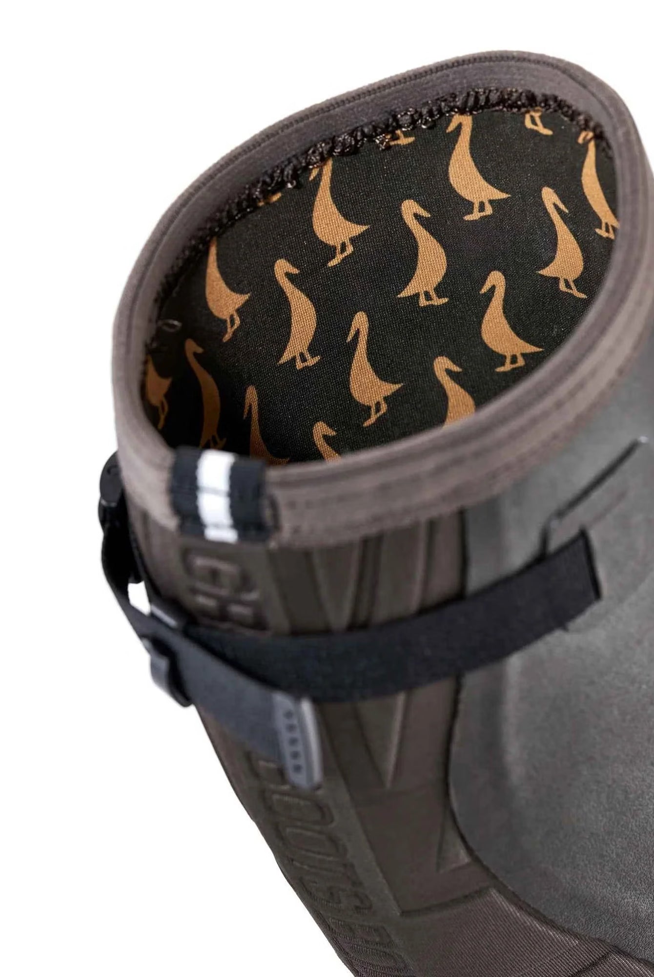 Grubs Highline 2.0 Full Rubber Wellington Boot #Colour_Mahogany