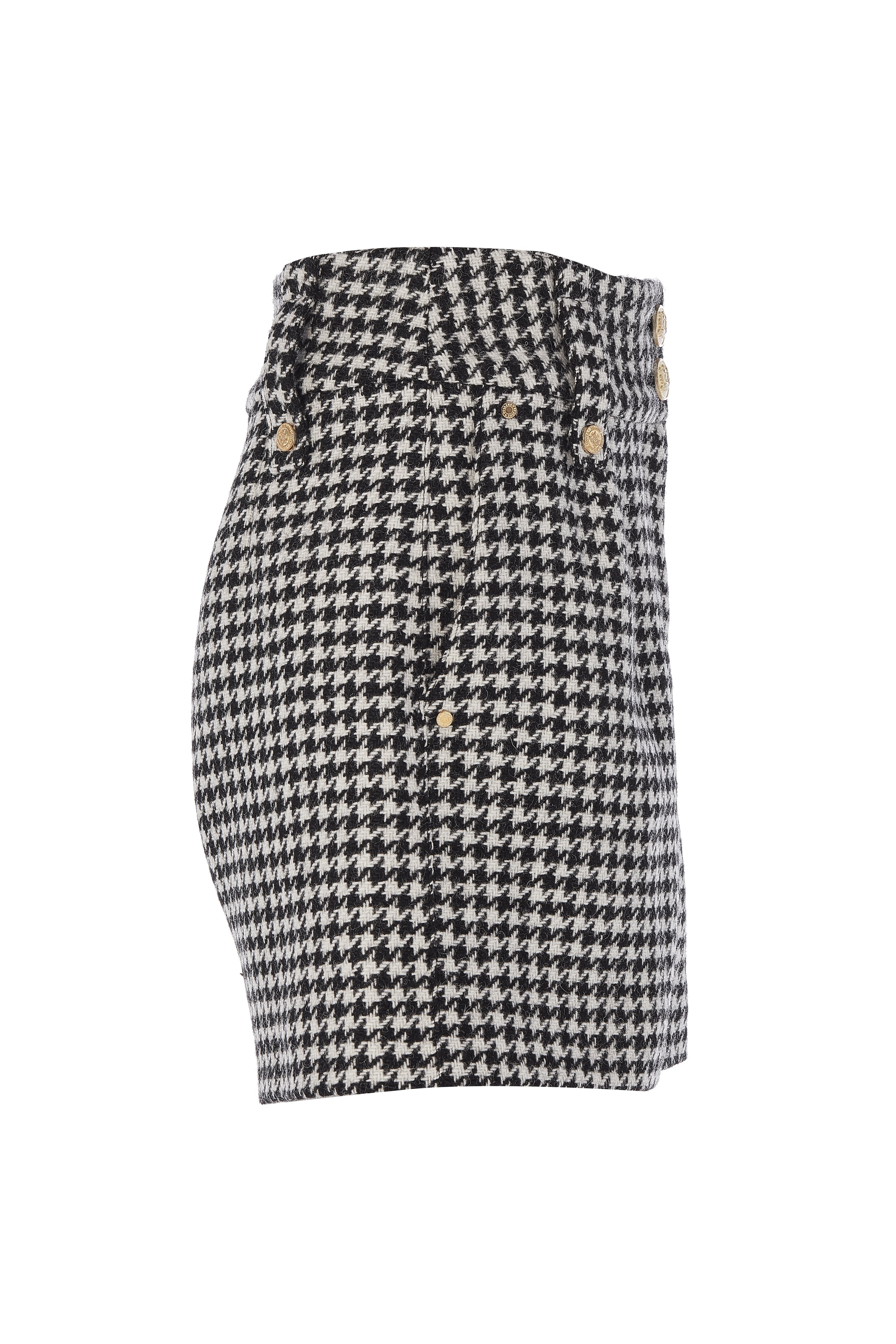 Holland Cooper Luxe Tailored Short- OUTLET #Colour_Houndstooth