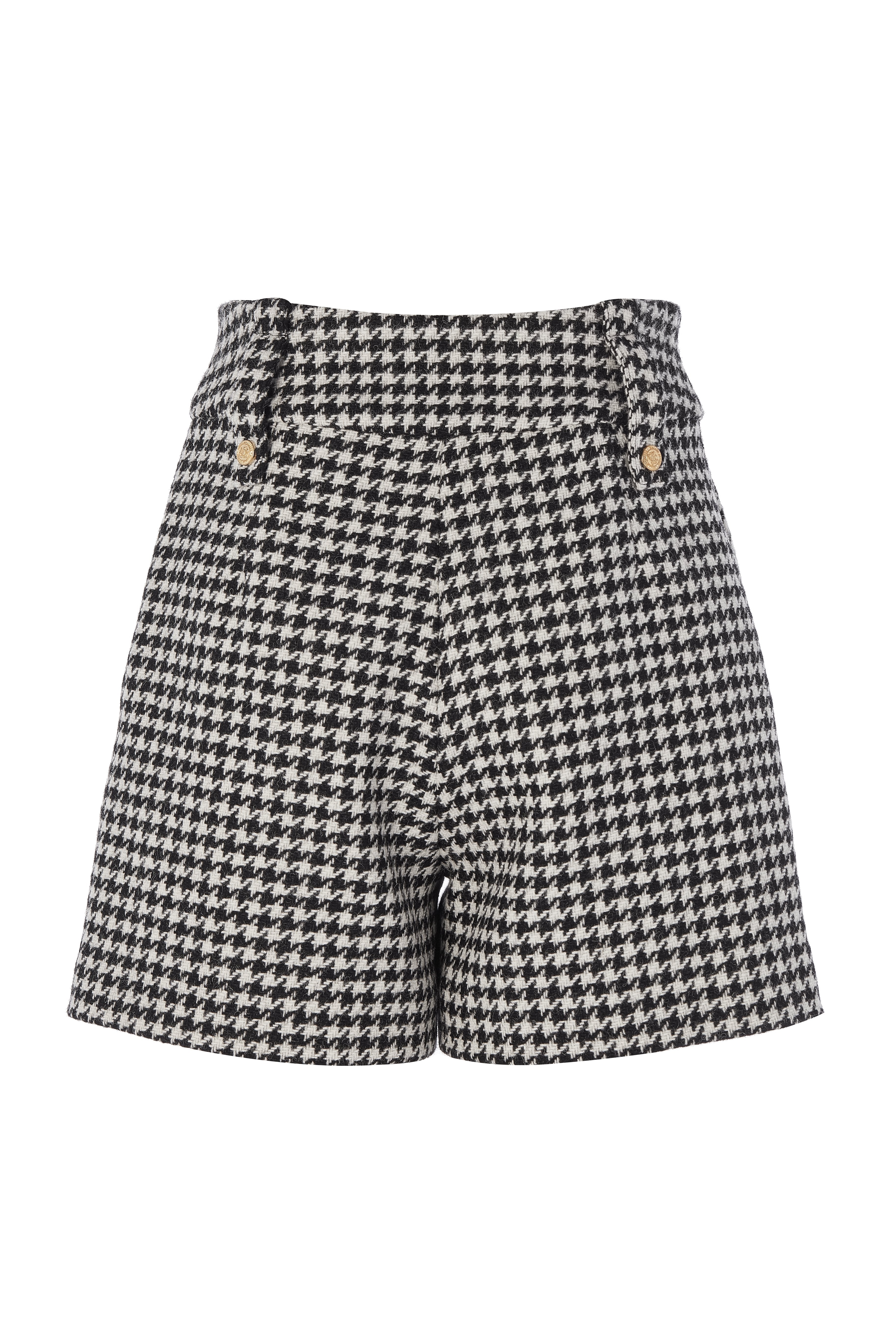 Holland Cooper Luxe Tailored Short- OUTLET #Colour_Houndstooth