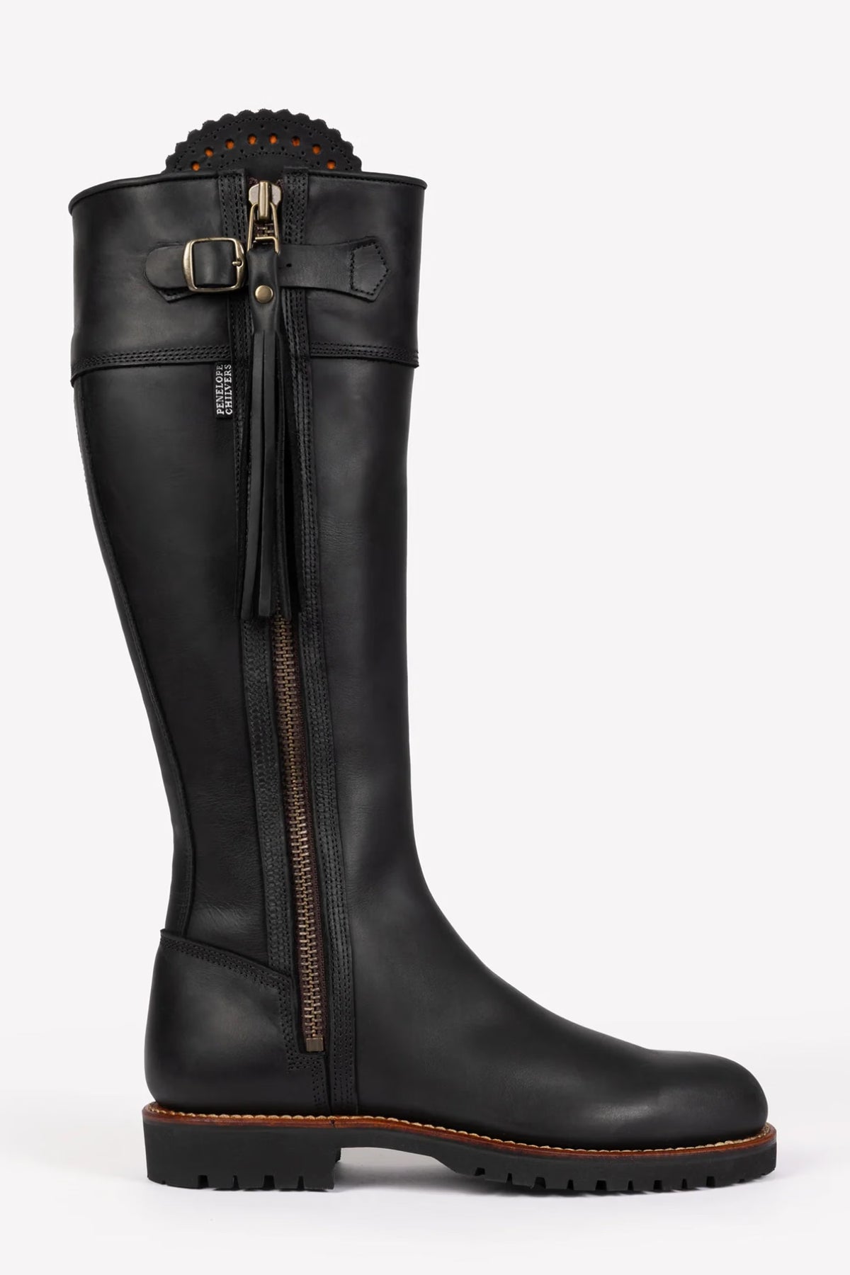 Inclement Long Leather Tassel Boot