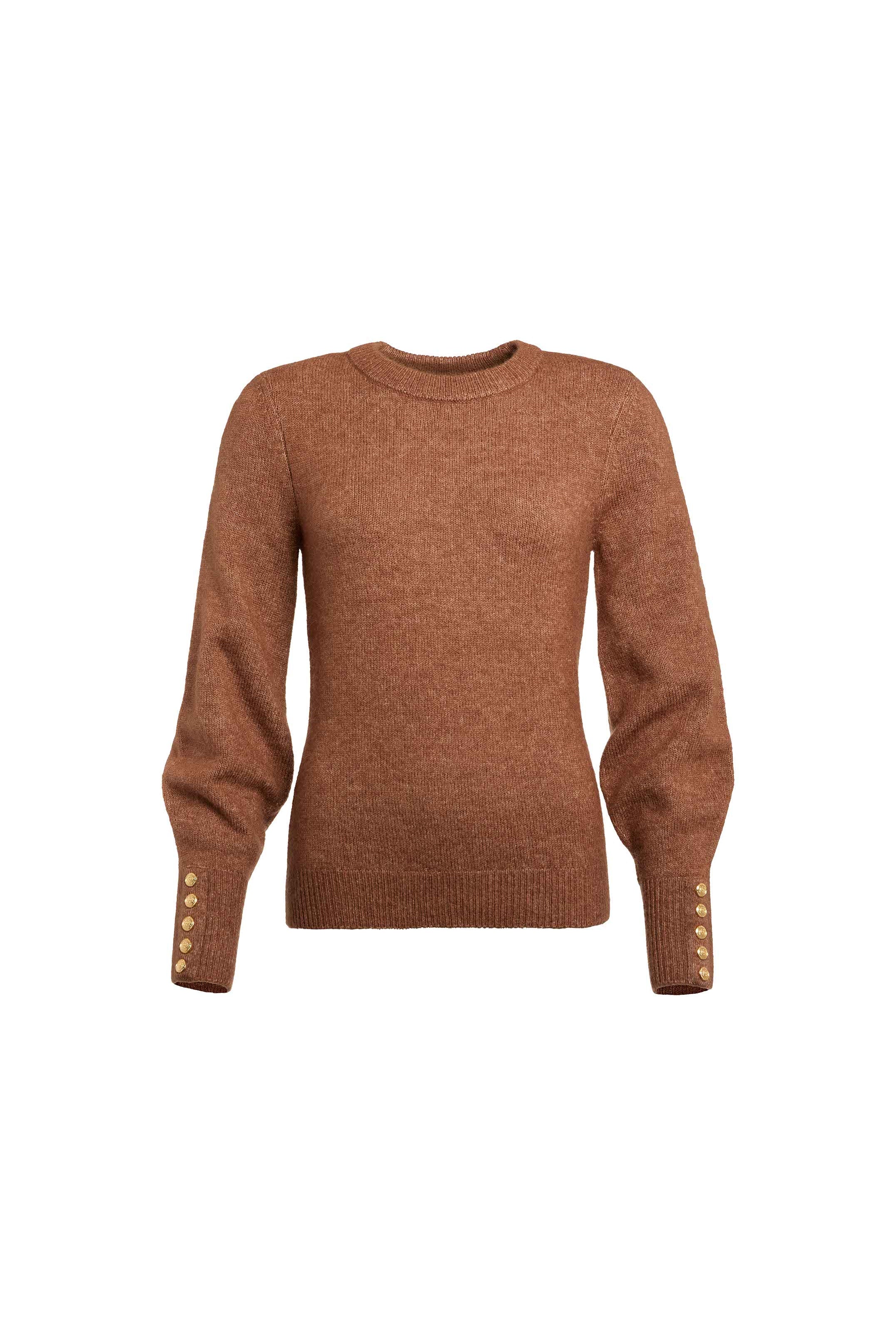Isla Crew Neck Knit - latte - XL - View 77