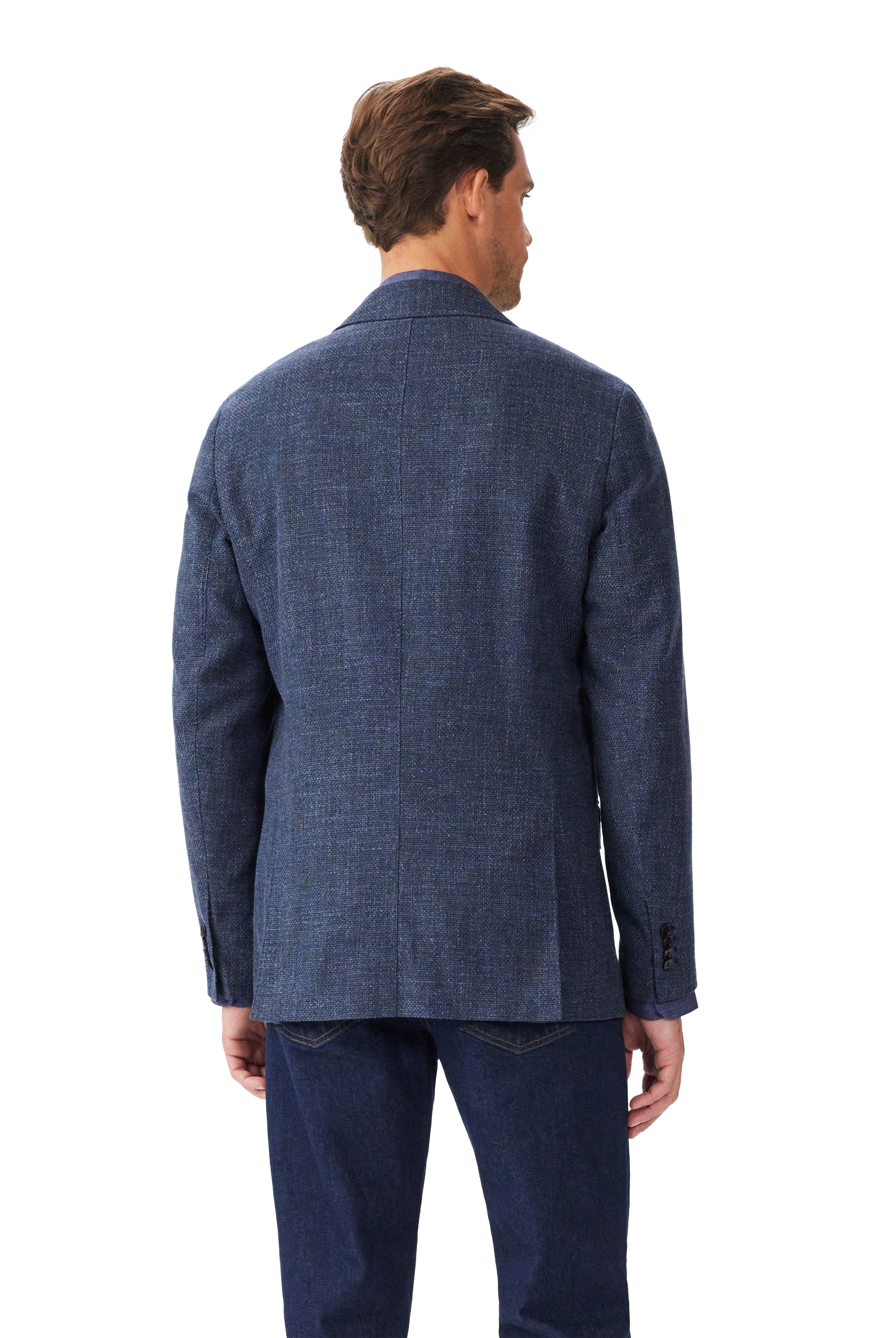 R.M. Williams Navy Bunda Cotton Blazer #Colour_Navy