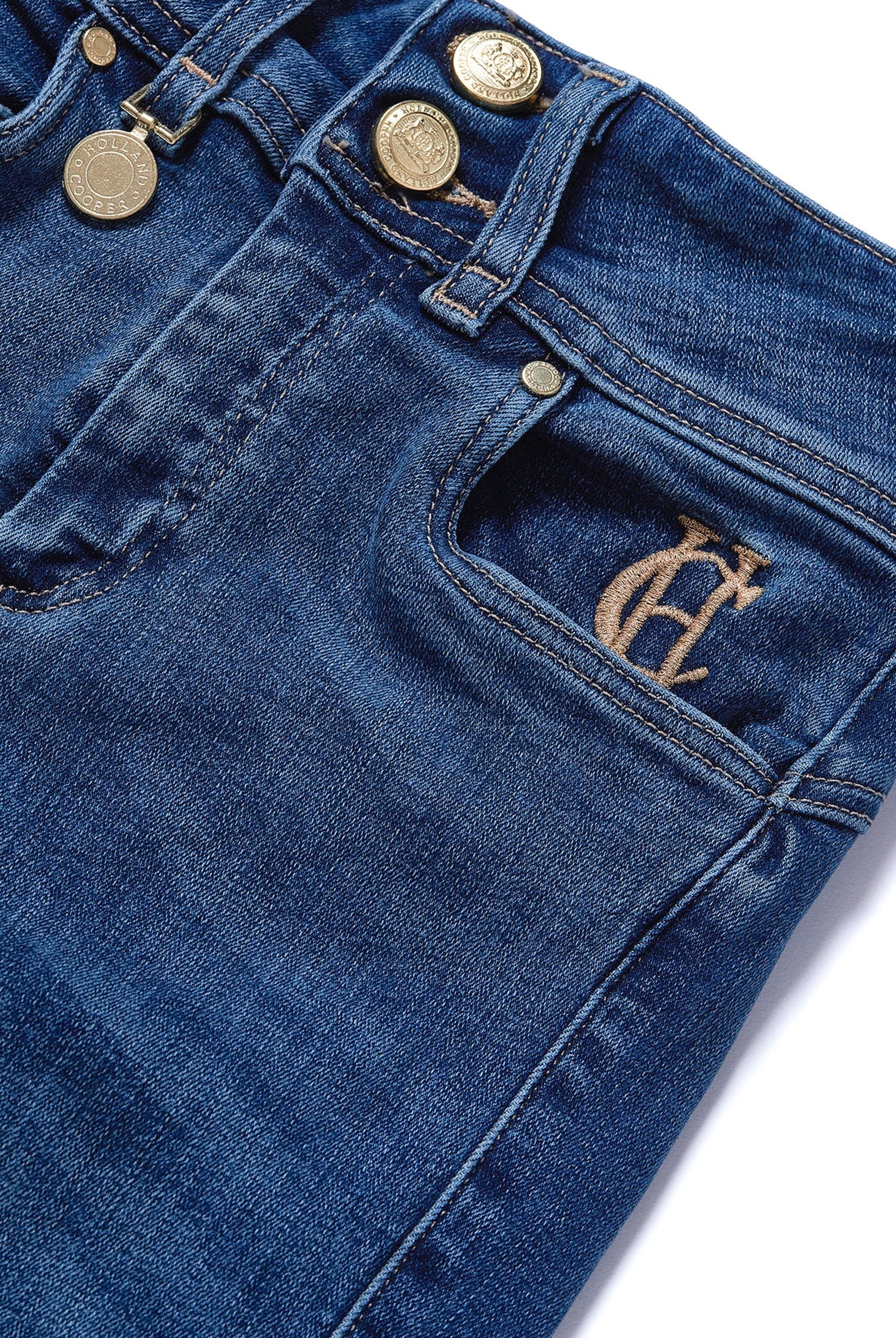 Holland Cooper Jodhpur Jean #Colour_Denim