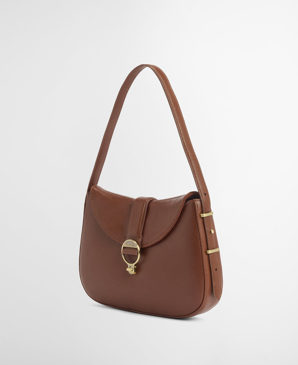 Barbour Alder Leather Sling Bag #Colour_Brown
