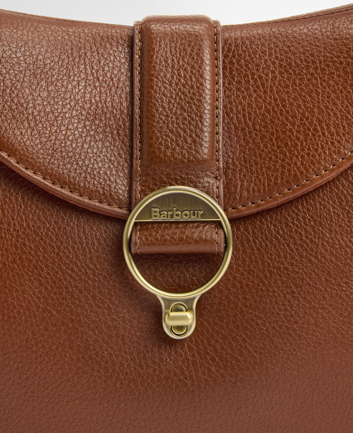 Barbour Alder Leather Sling Bag #Colour_Brown