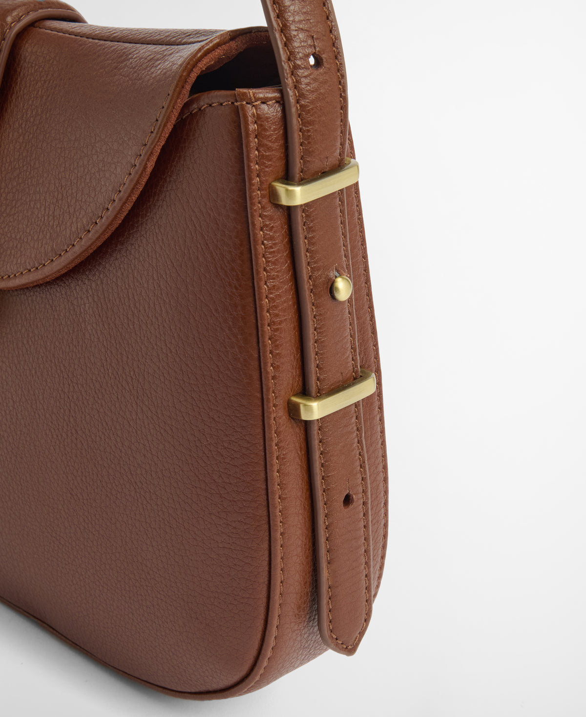 Barbour Alder Leather Sling Bag #Colour_Brown