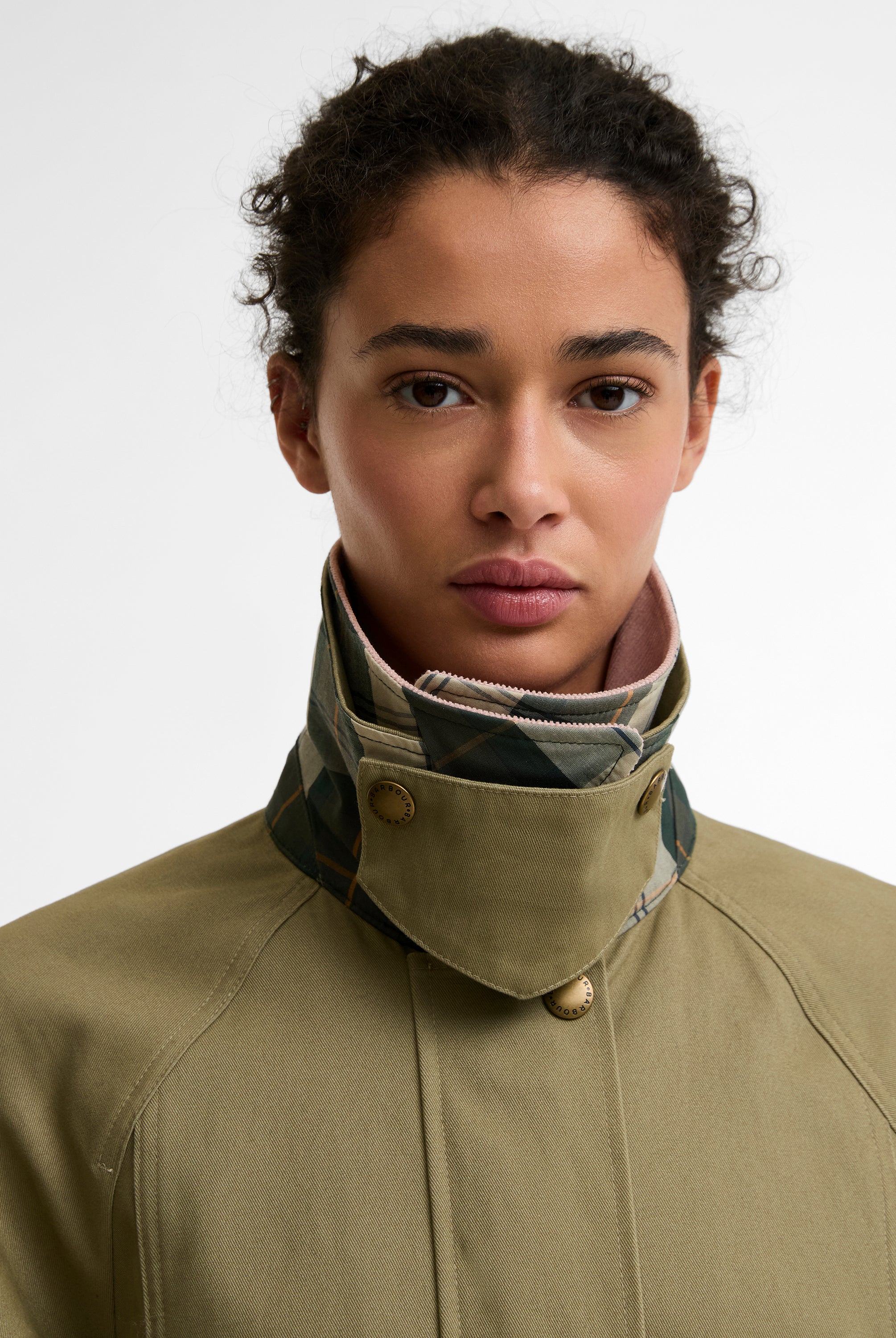 Barbour Bleached Olive/Ancient Modern Beadnell Casual Jacket #Colour_Bleached Olive/Ancient