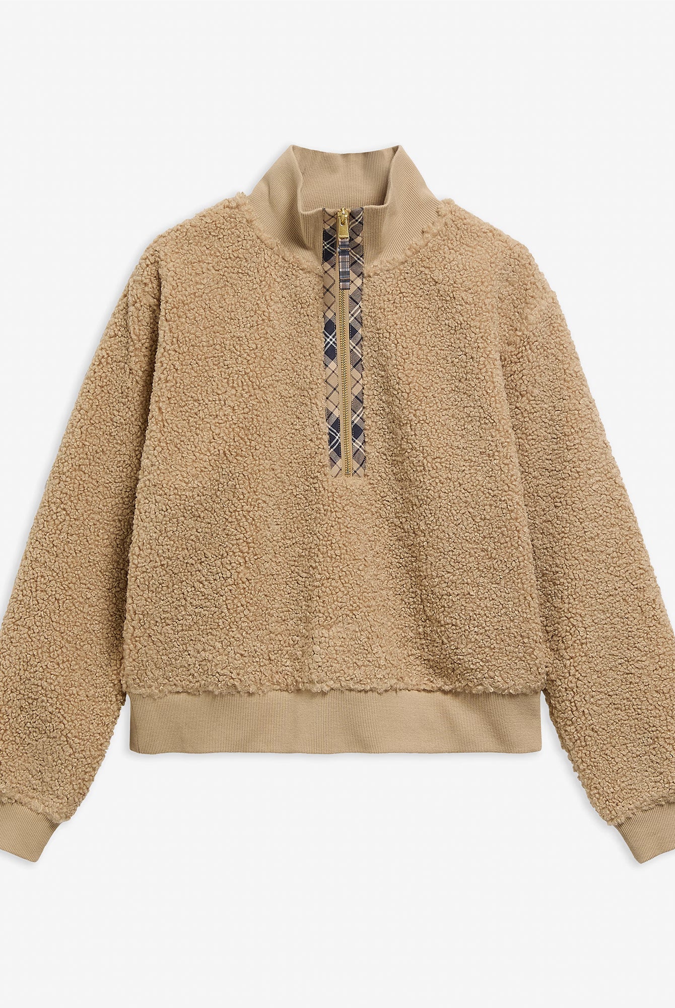 Barbour Fawne Fleece #Colour_Warm Trench