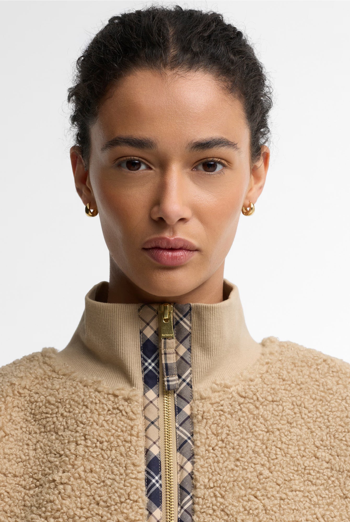 Barbour Fawne Fleece #Colour_Warm Trench