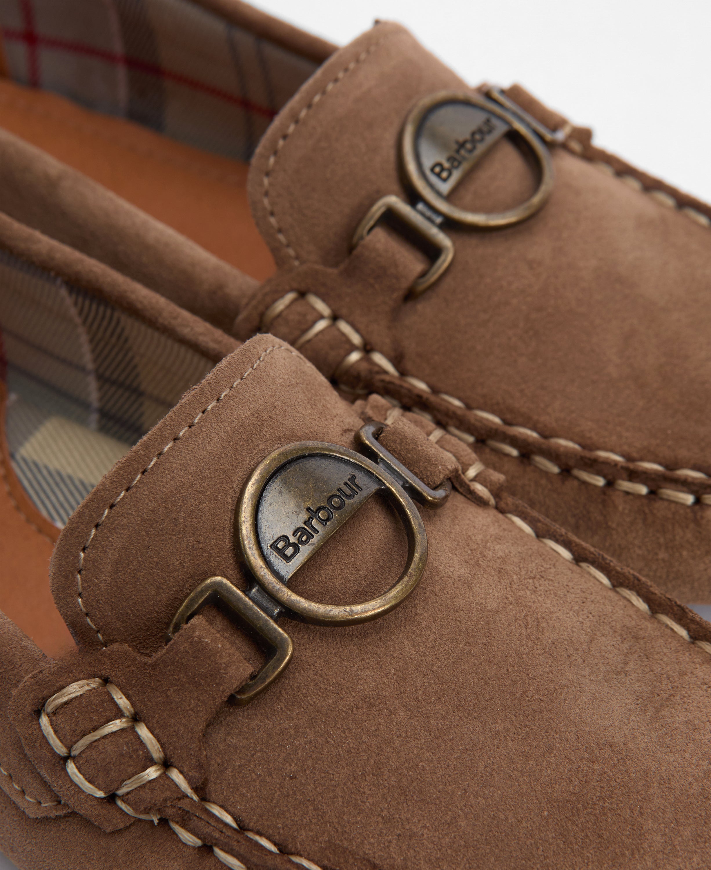 Barbour Light Trench Suede Laire Driving Shoe #Colour_Light Trench Suede