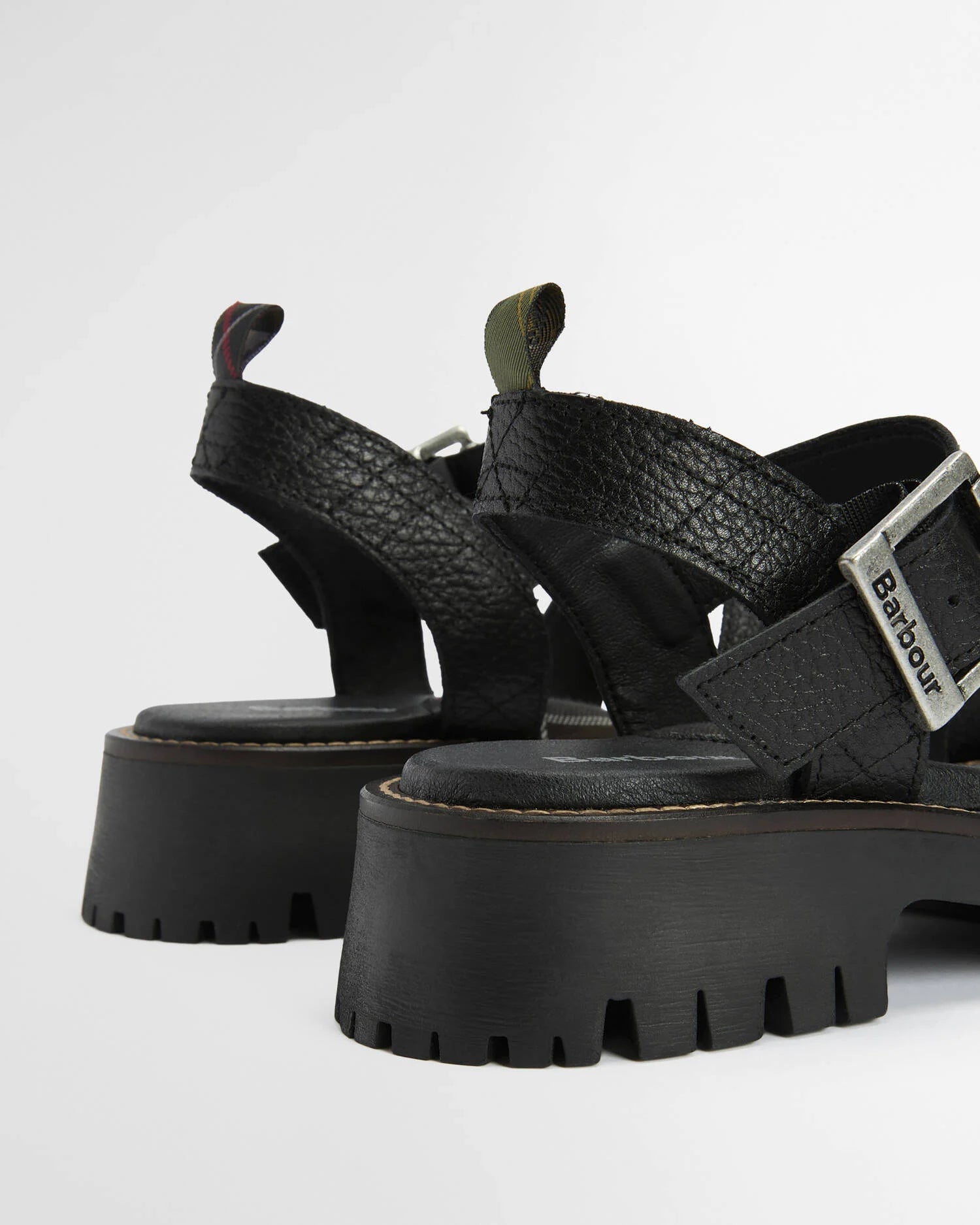 Barbour Black Gabby Sandal #Colour_Black
