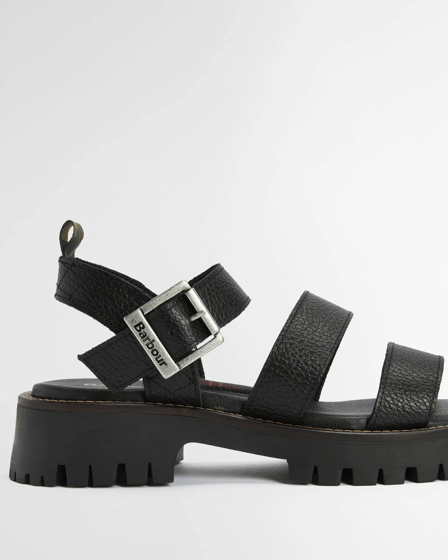 Barbour Black Gabby Sandal #Colour_Black