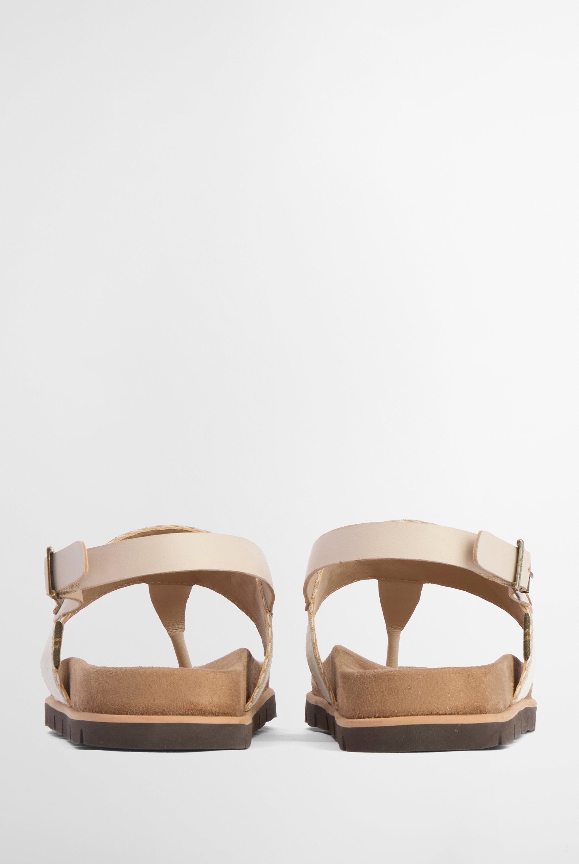 Barbour Beige Lumley Toe Post Sandal #Colour_Beige