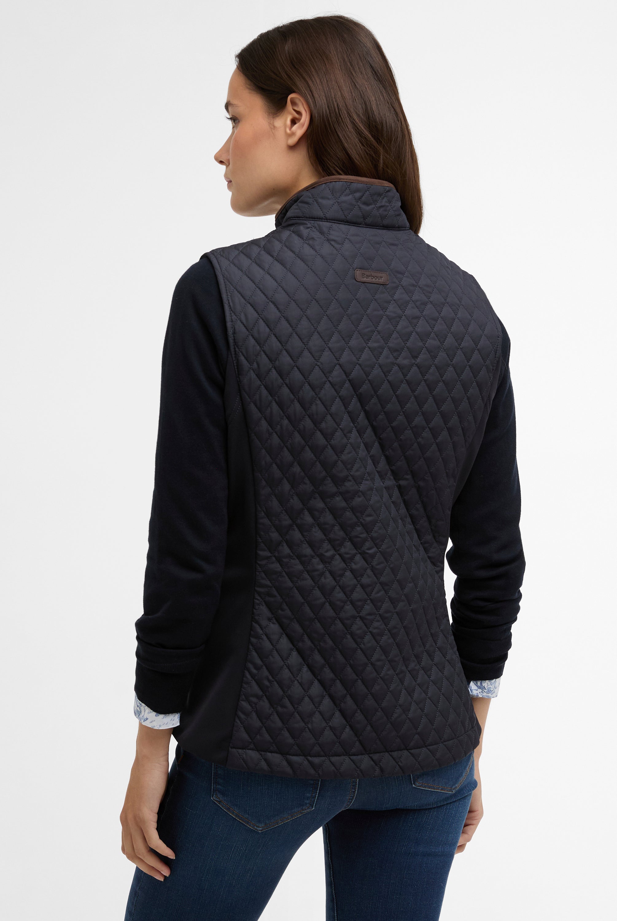 Barbour Dark Navy Basswood Gilet #Colour_Dark Navy