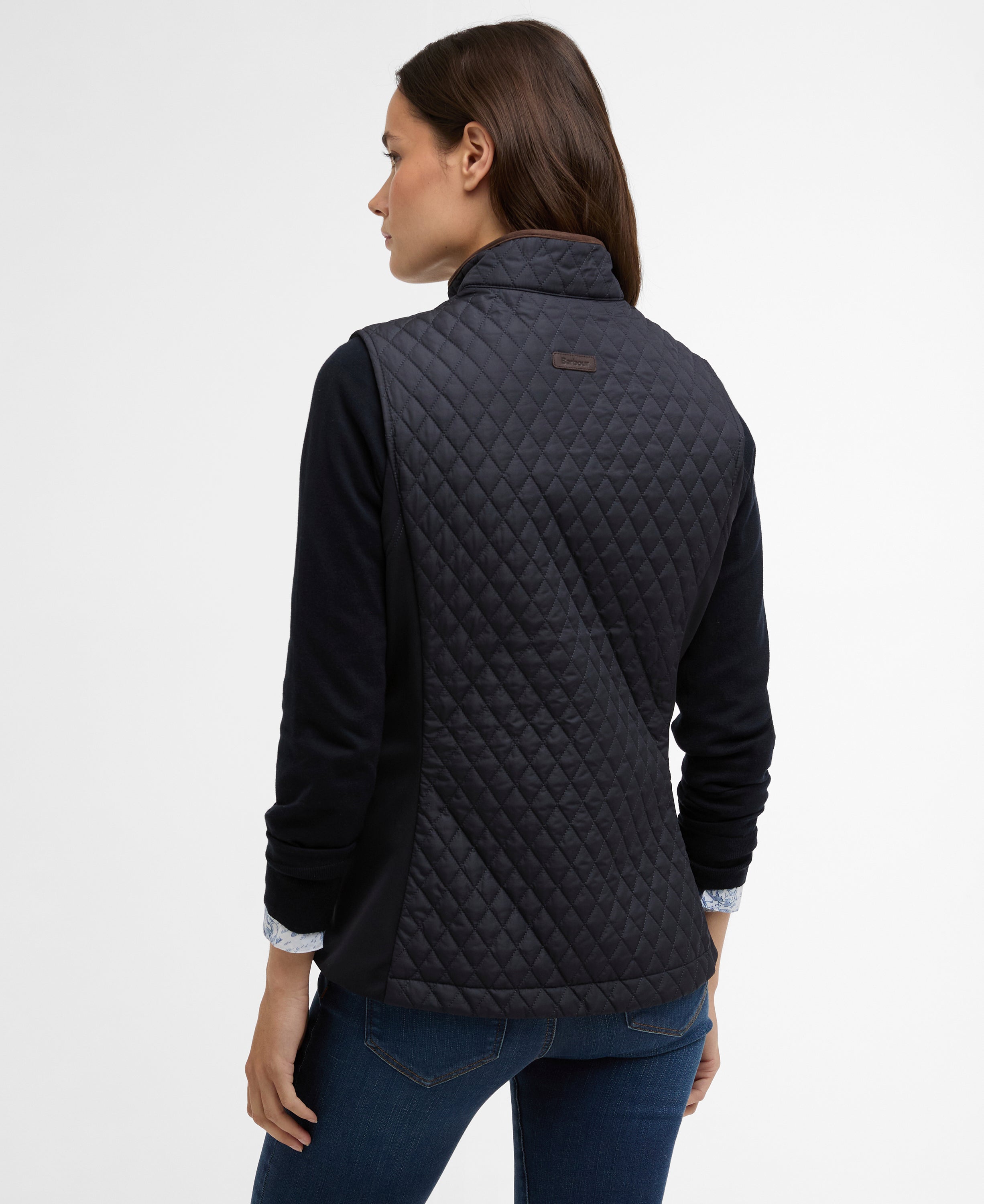 Barbour Dark Navy Basswood Gilet #Colour_Dark Navy