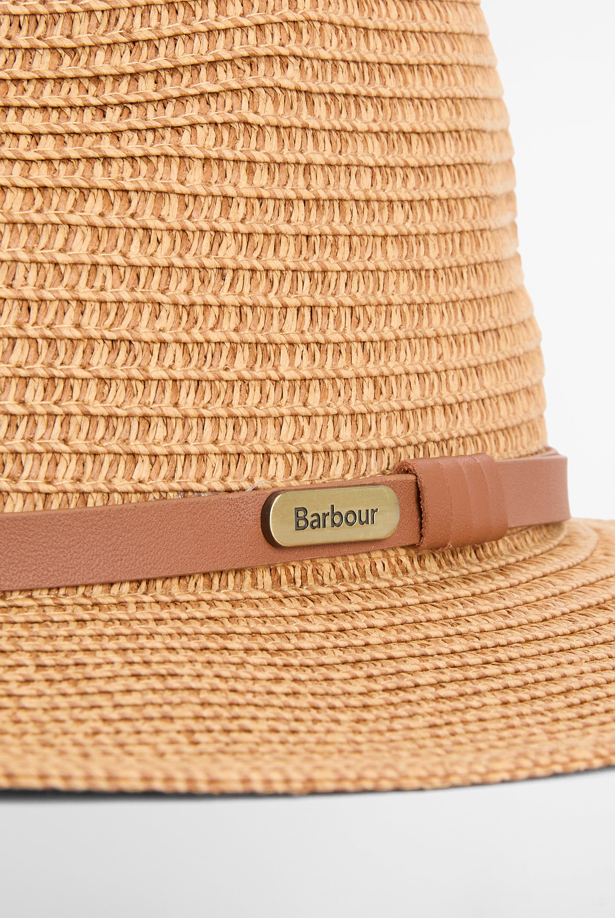 Barbour Tan Evelyn Braid Trilby Hat #Colour_Tan
