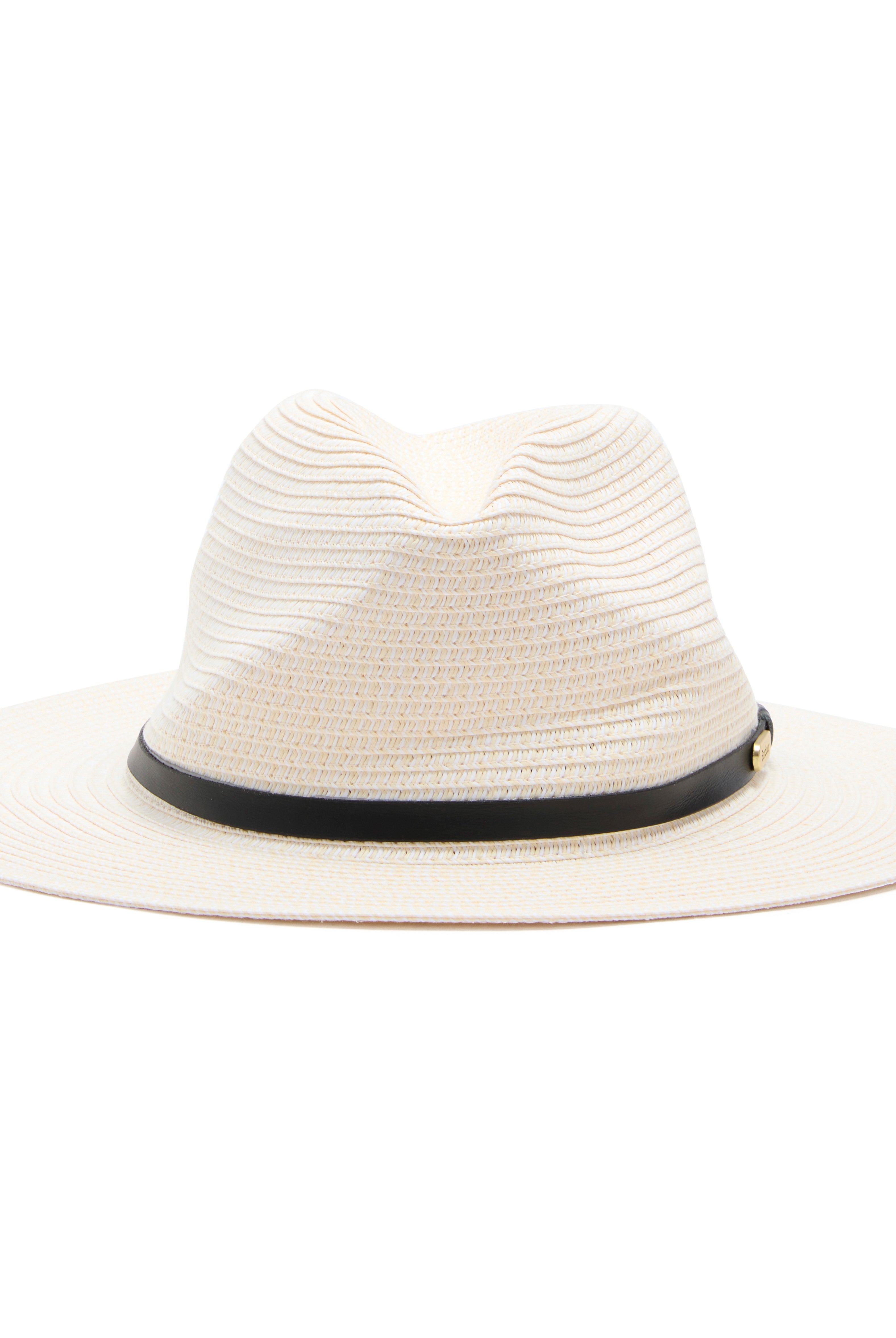 Barbour Ecru Evelyn Braid Trilby Hat #Colour_Ecru