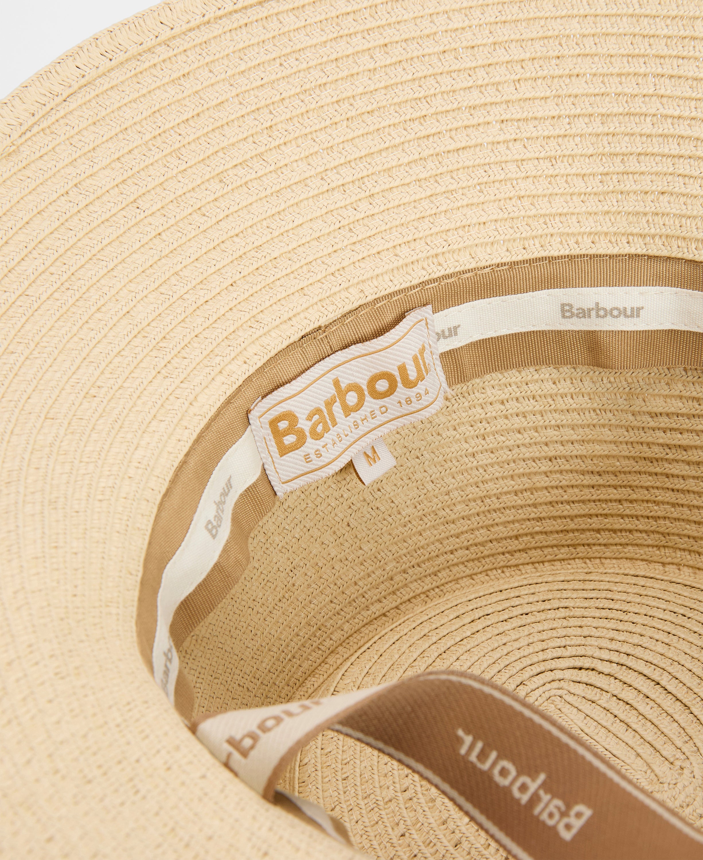 Barbour Natural Polly Braid Bucket Hat #Colour_Natural