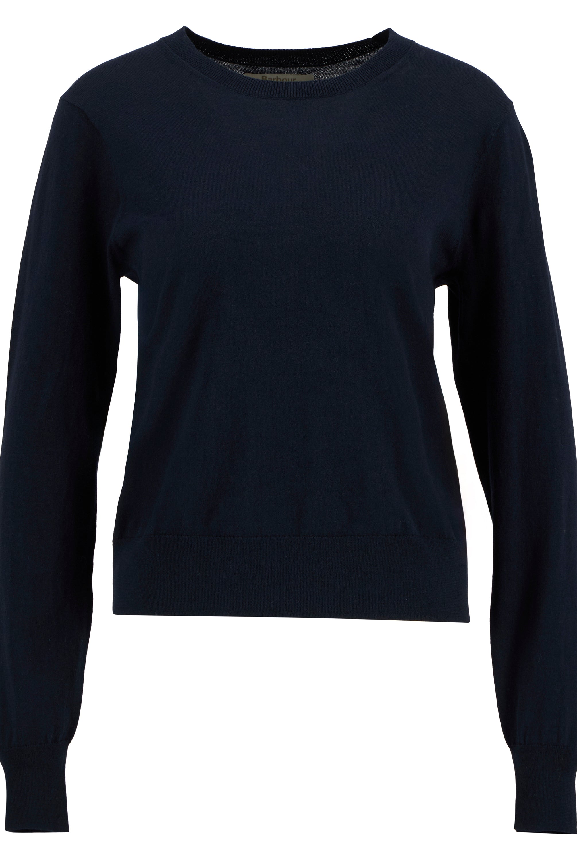 Barbour Navy Clover Knitted Jumper #Colour_Navy
