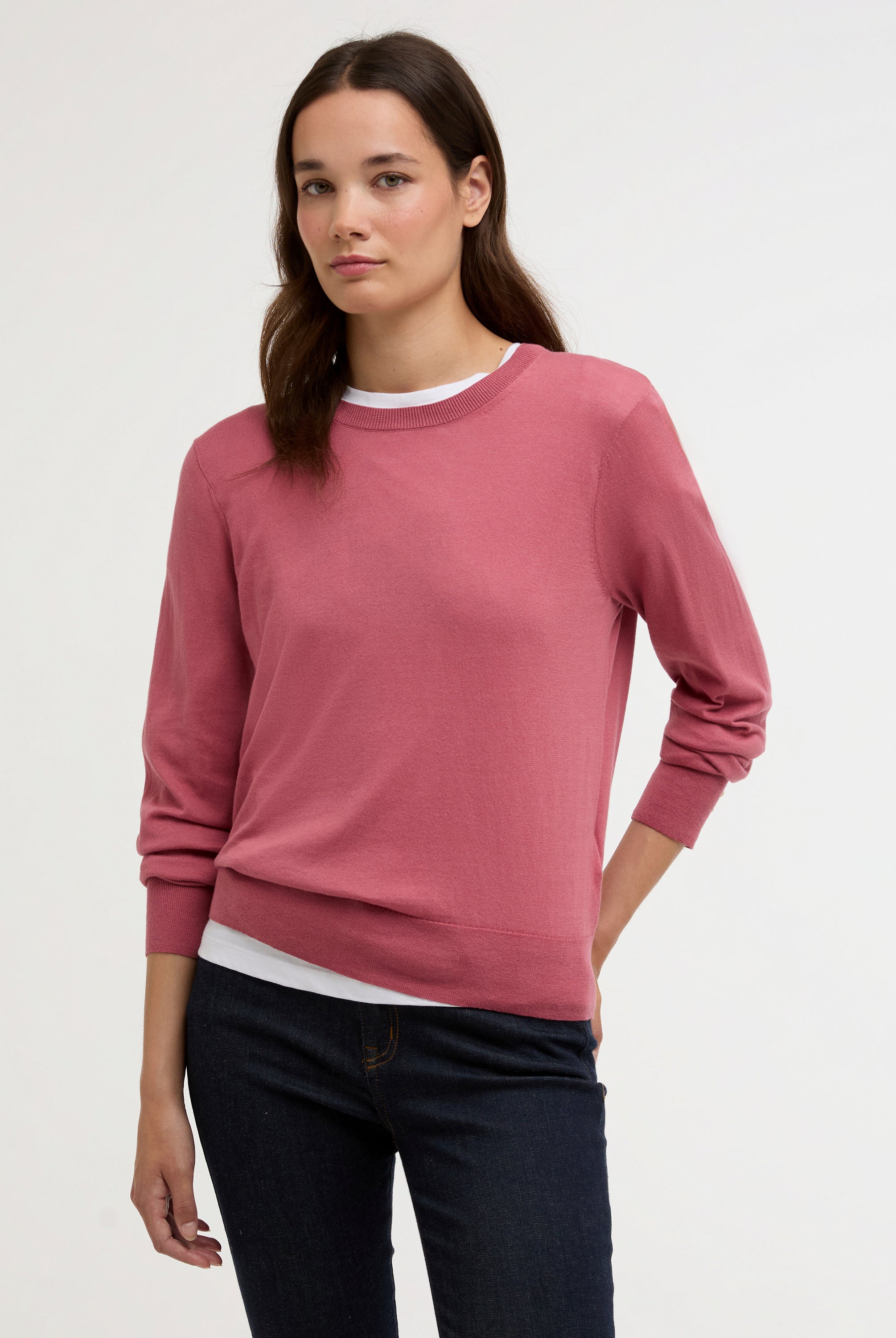 Barbour Wildberry Clover Knitted Jumper #Colour_Wildberry