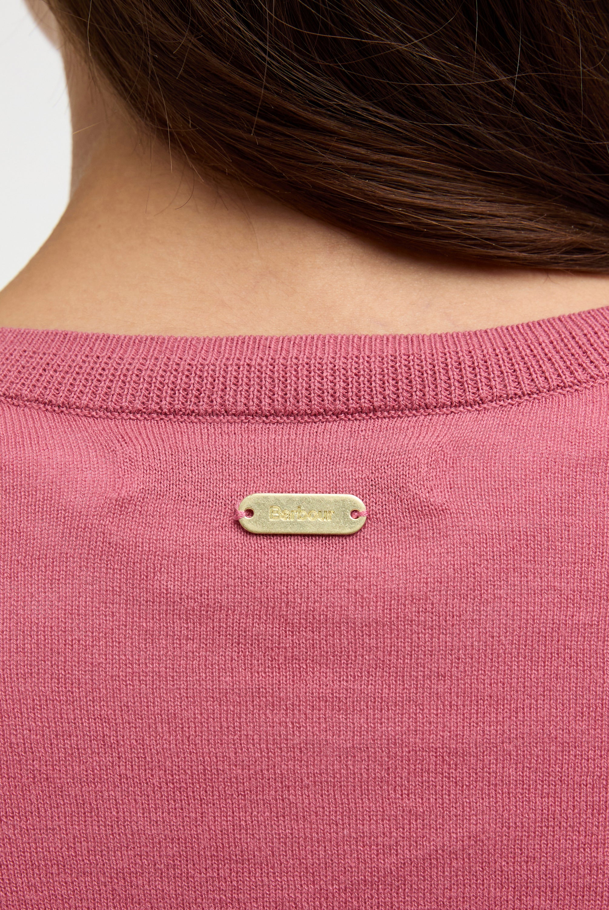 Barbour Wildberry Clover Knitted Jumper #Colour_Wildberry
