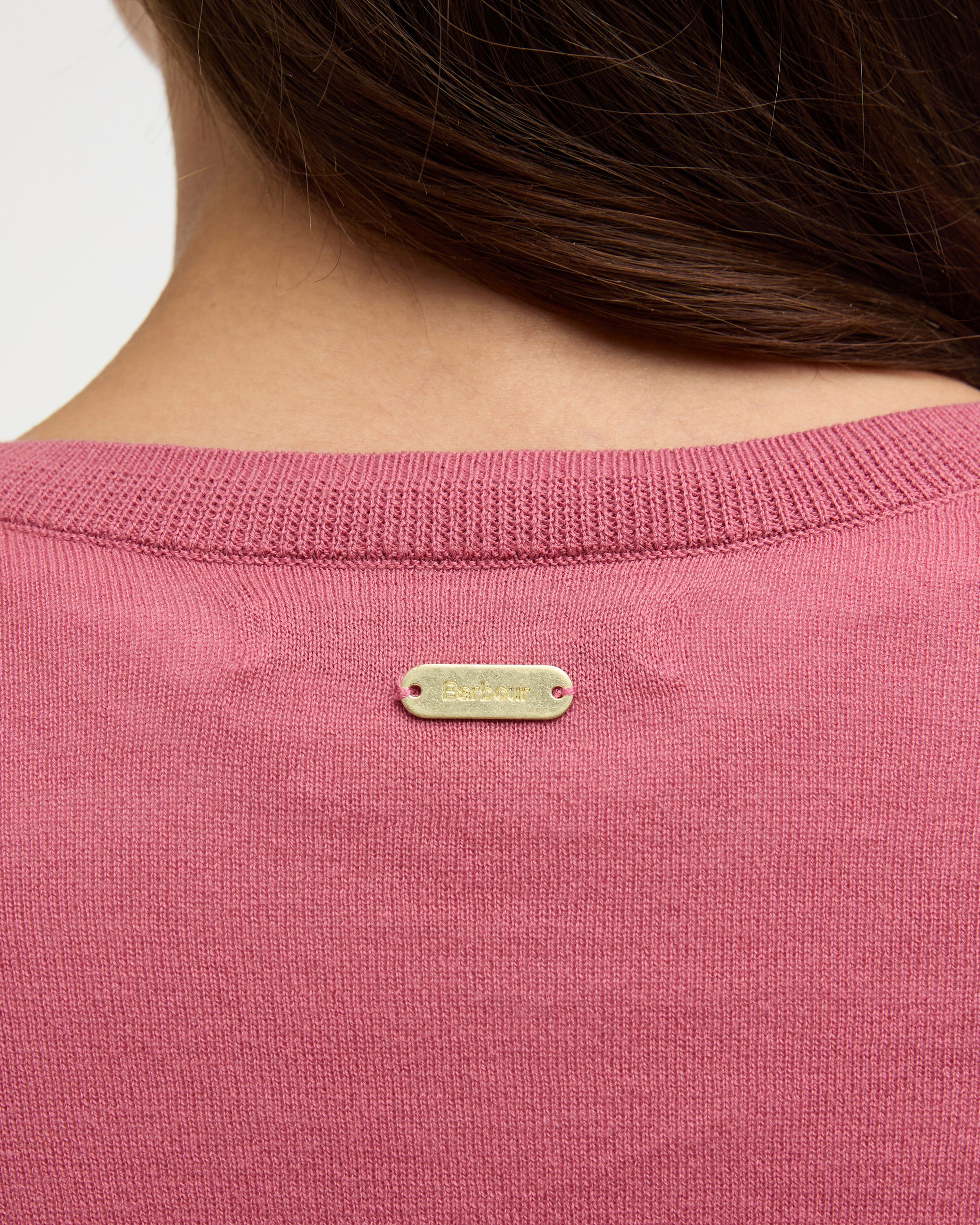Barbour Wildberry Clover Knitted Jumper #Colour_Wildberry